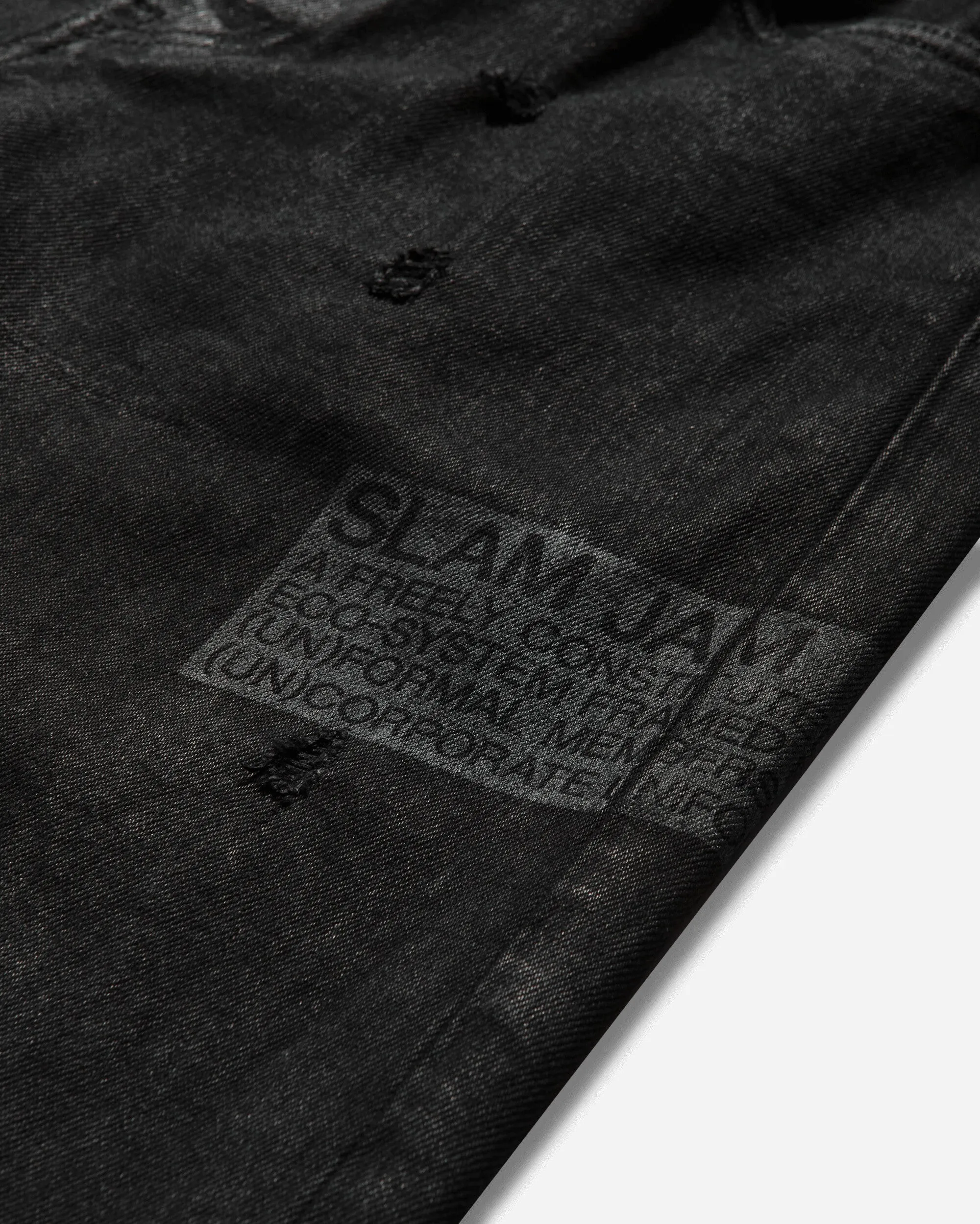 Tennis Wearness New Look Slam Jam 501 Custom Jeans Black
