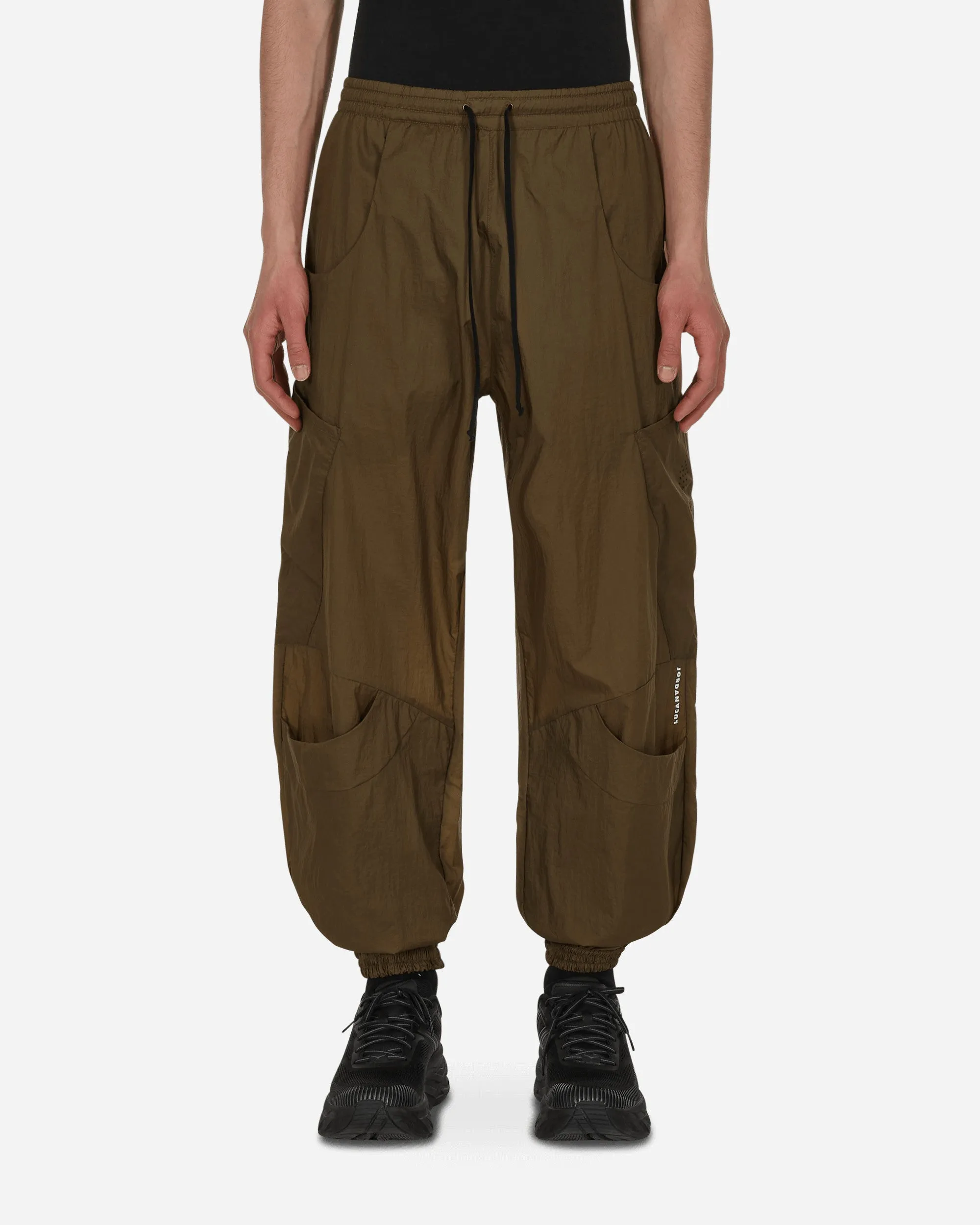 Slam Jam Euphoria Tracksuit Pants Brown Shoulder Cutouts