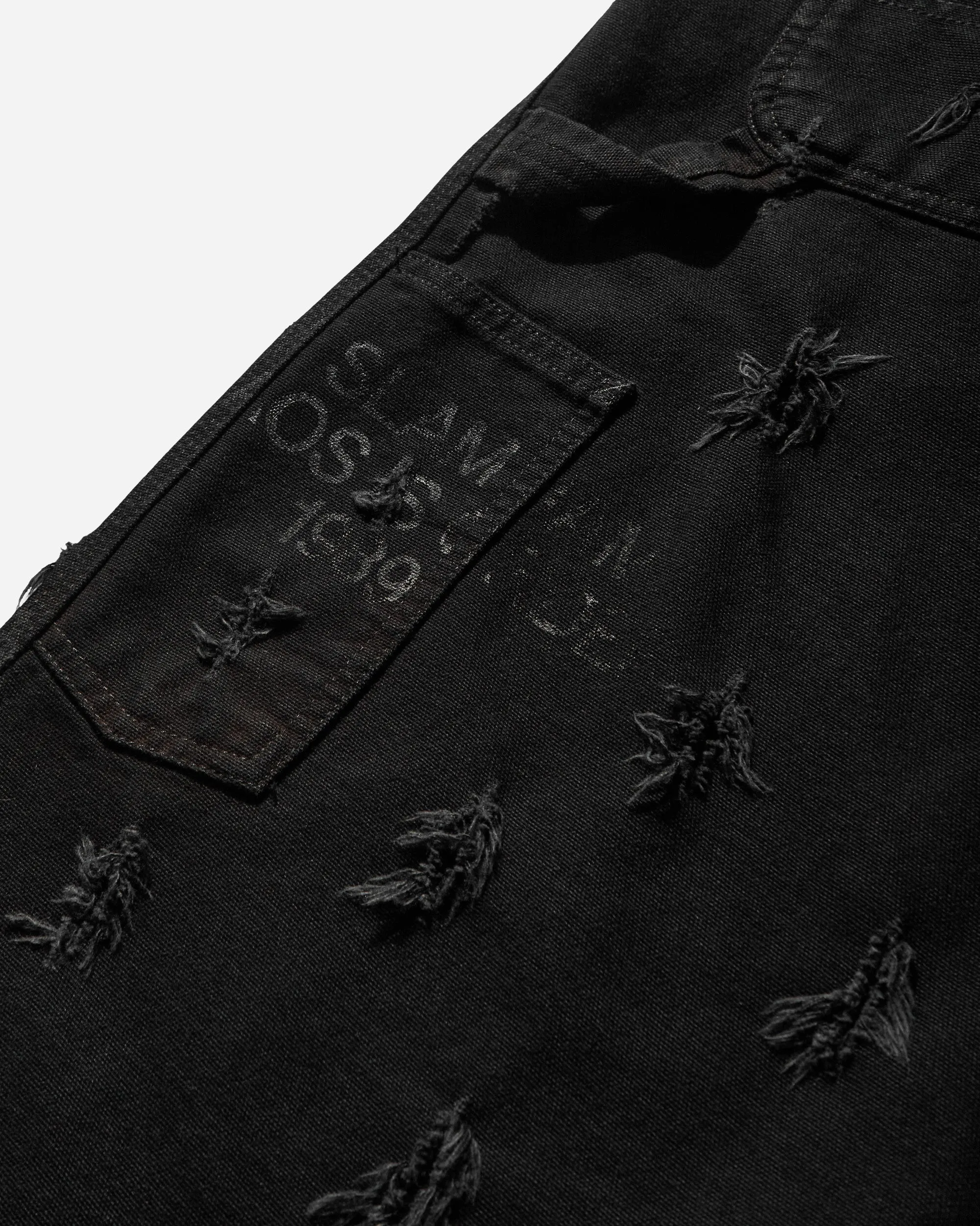 Metallic - Decoration Slam Jam Single Knee Pants Black