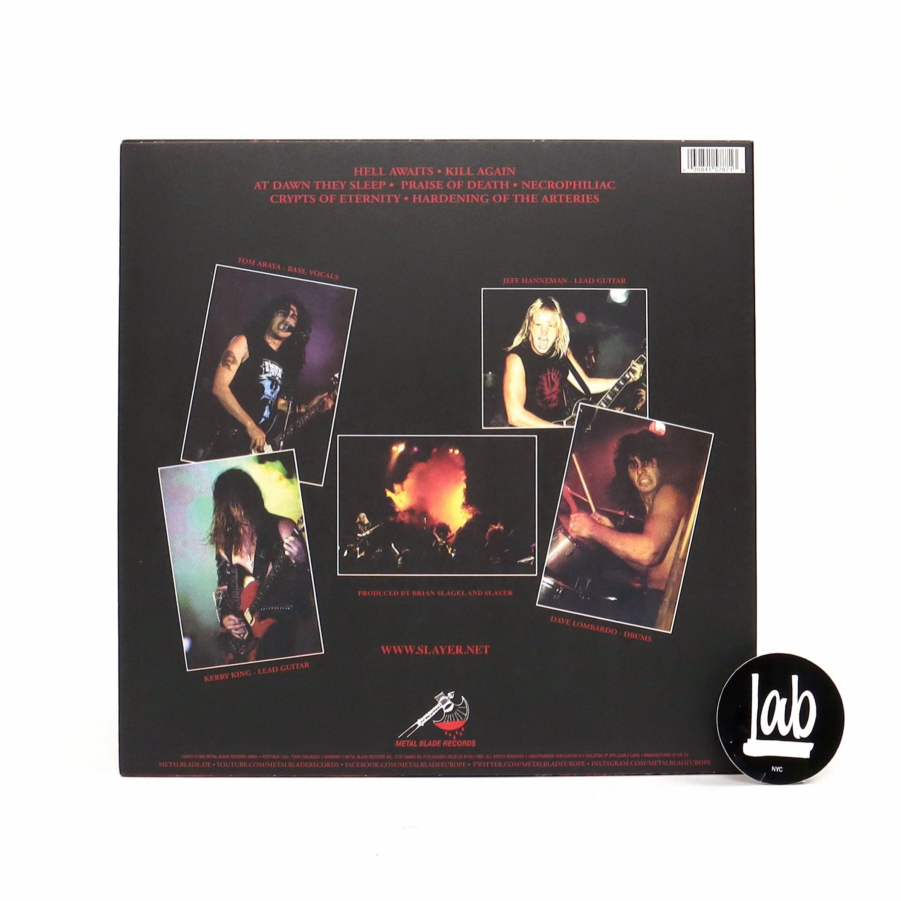 Slayer: Hell Awaits (Colored Vinyl) Vinyl LP