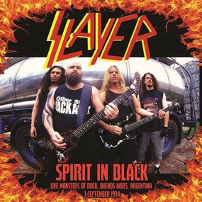 Slayer  Spirit In Black    (Arrives in 4 days ) hi-fi music center,hi-fi speaker grill,hi-fi equipment organizer