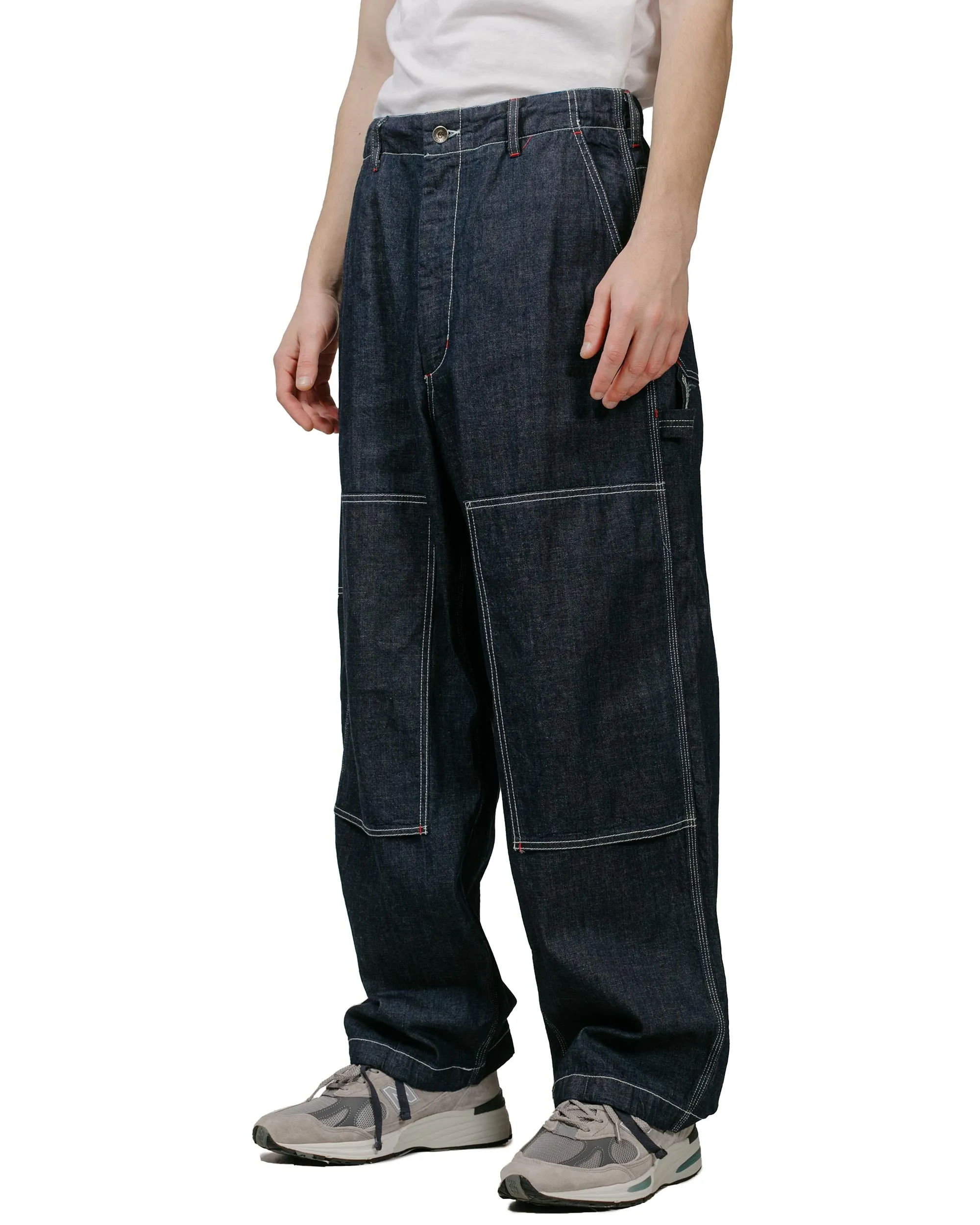 Engineered Garments Painter Pant Indigo 8Oz Cone Denim Rhinestone Design Medium Permeability