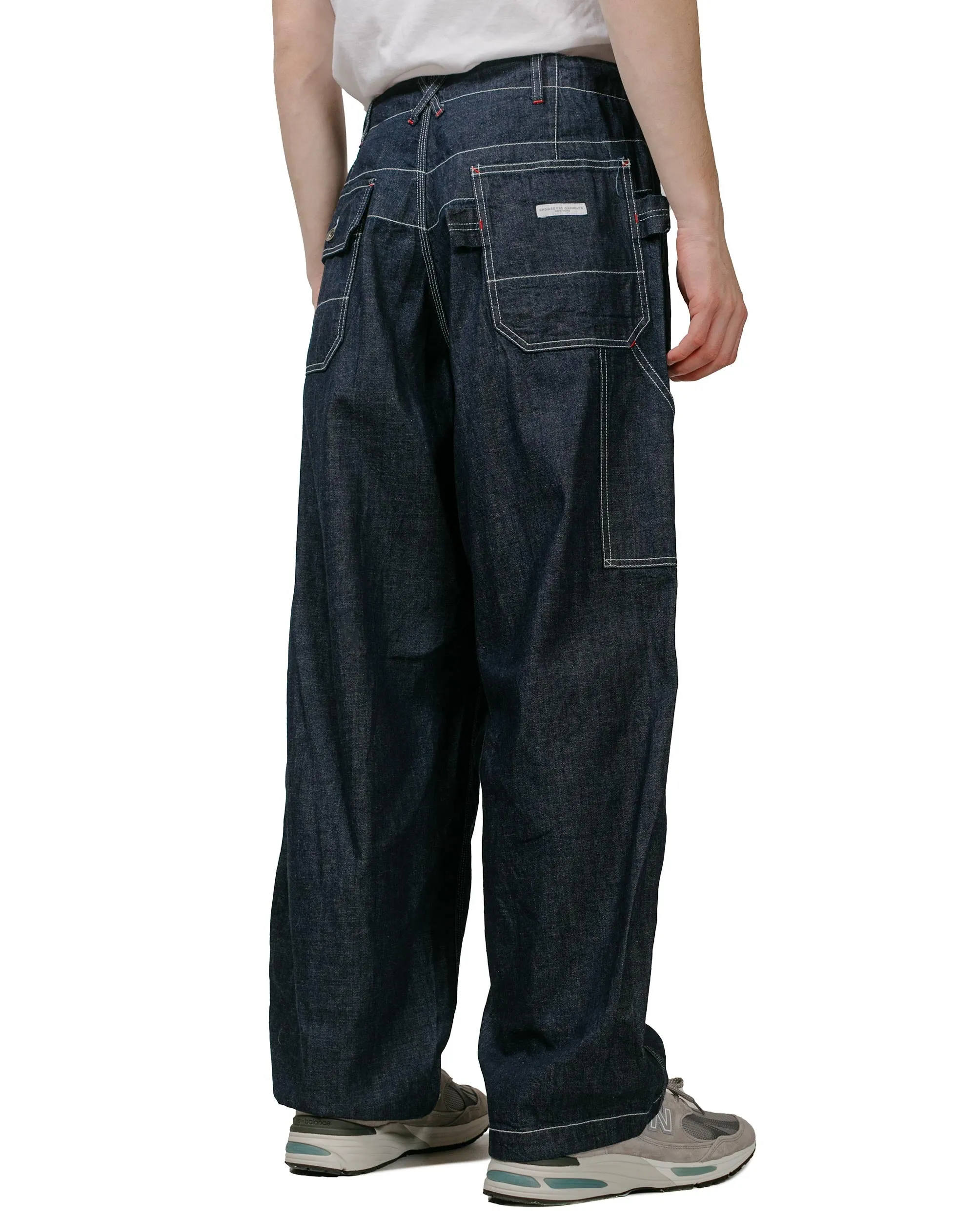 Engineered Garments Painter Pant Indigo 8Oz Cone Denim Comfortable Moccasins