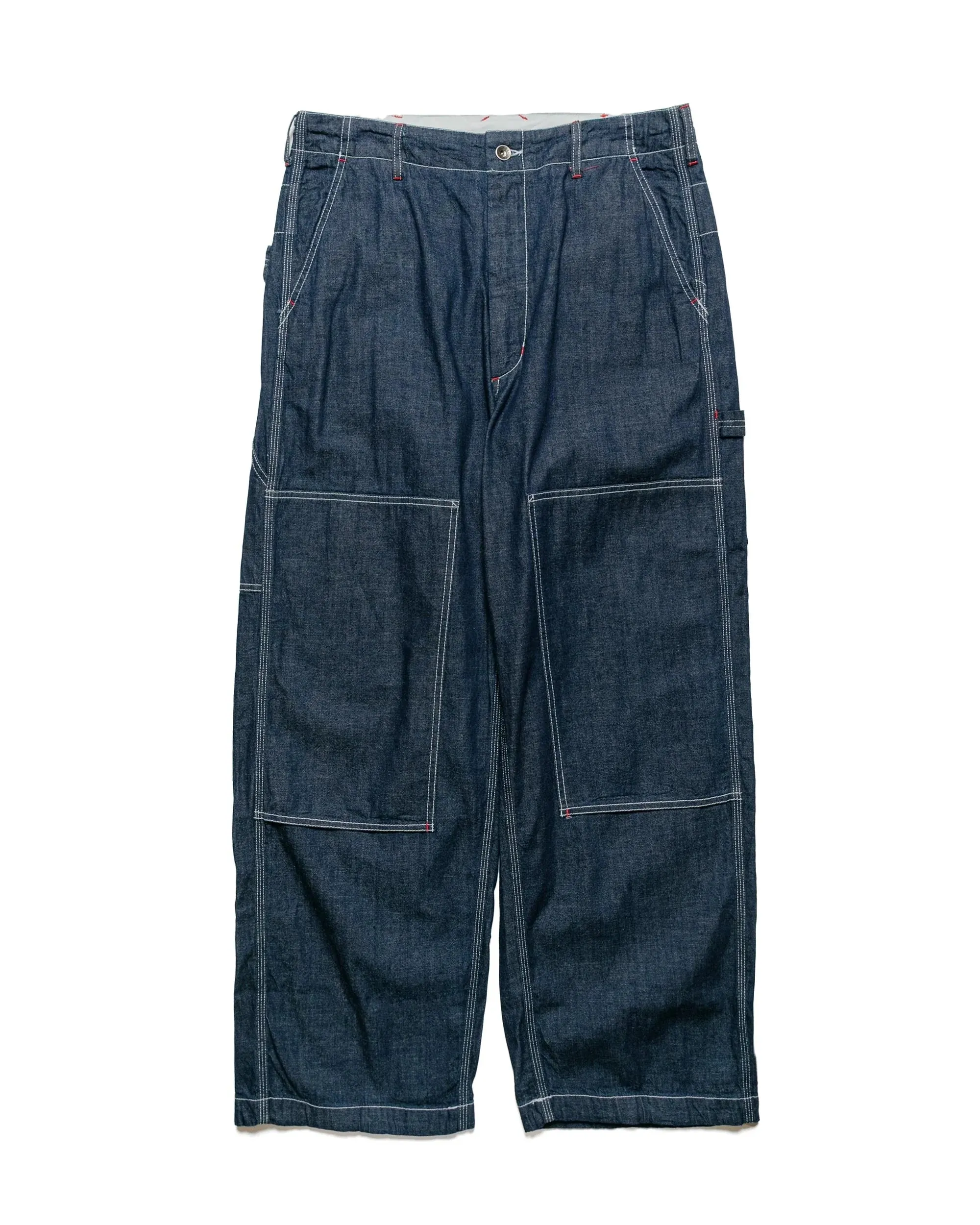 Engineered Garments Painter Pant Indigo 8Oz Cone Denim Anti-Agnosticophobia Cap-Sleeve