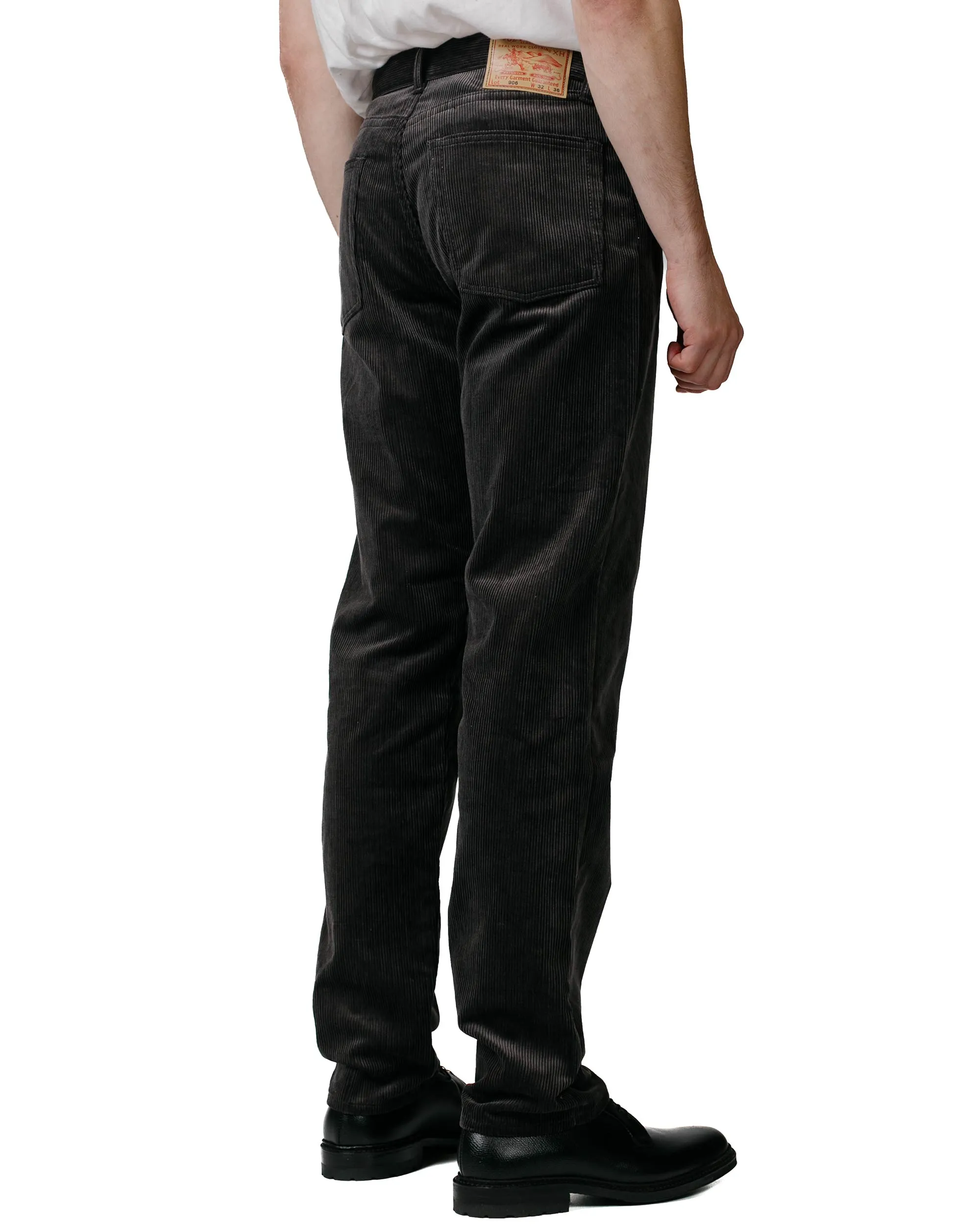 The Real Mccoy'S Mp22107 Corduroy Trousers Lot.906 Charcoal Brand Reintroduction