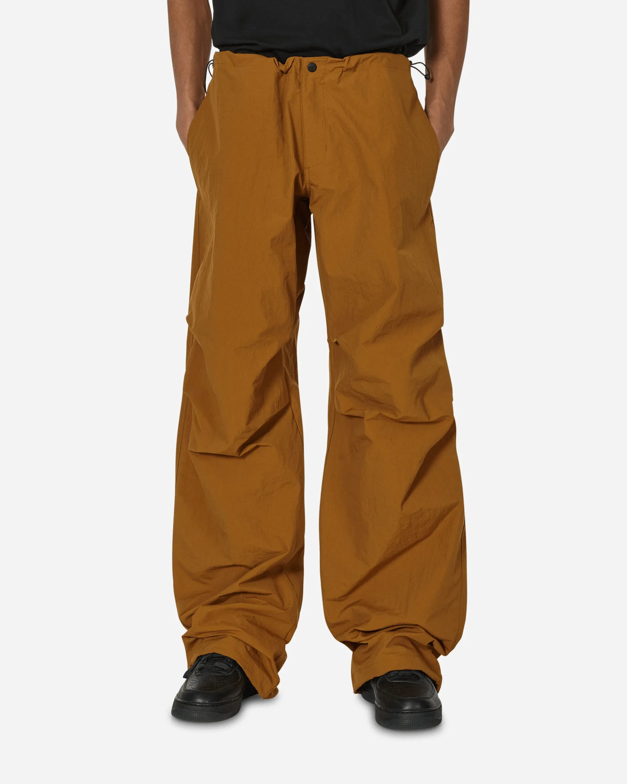 Seam - Free Ski Wear Parachute Pants Brown