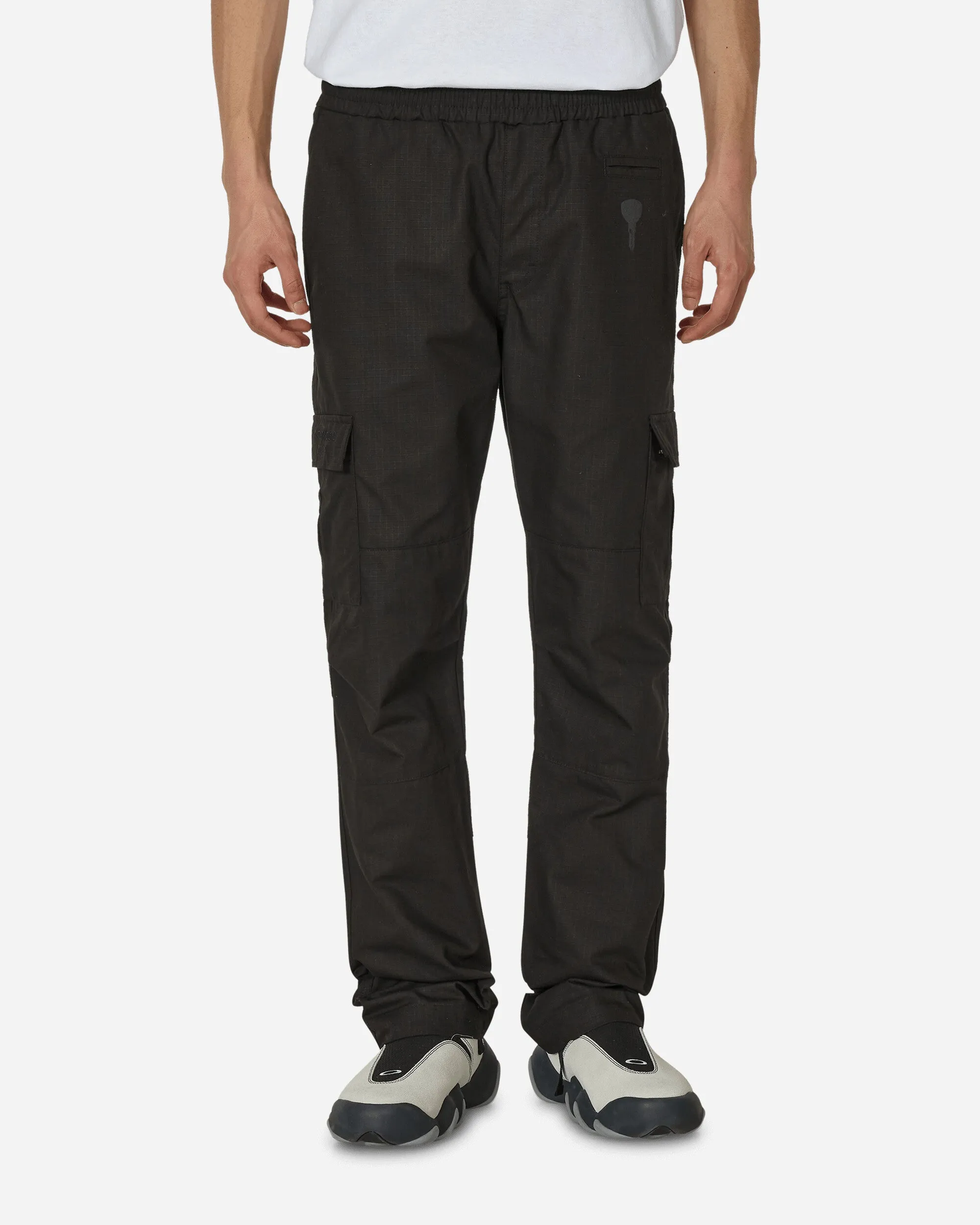 Charger Comfortable Hem Width Aa Logo Cargo Pants Black