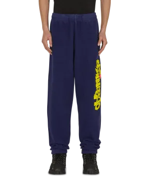 Slime Reverse Fleece Sweatpants Blue Free Shipping