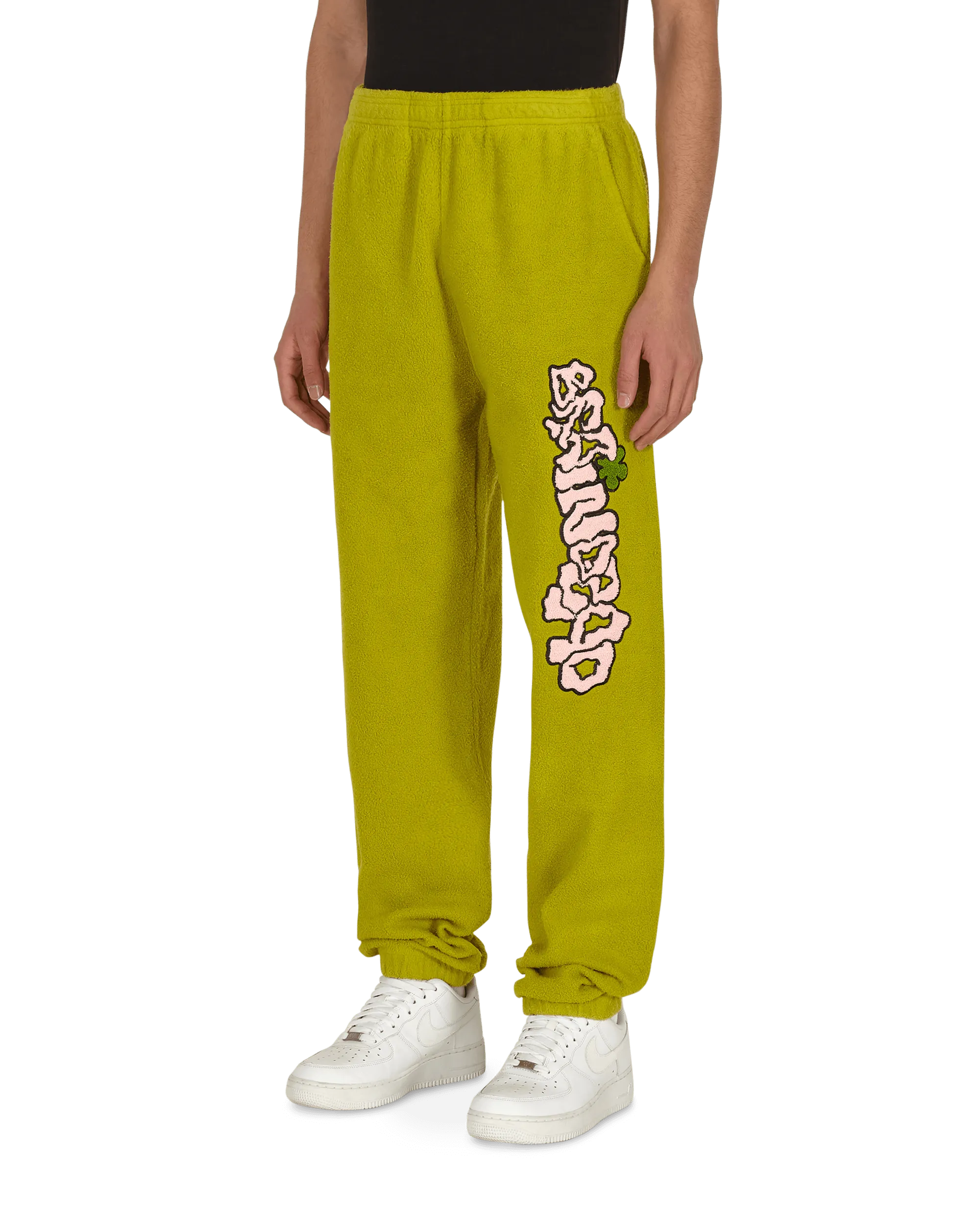 Slime Reverse Fleece Sweatpants Red Comfortable Thigh Area Support Anti-Fake Engagement
