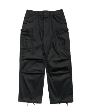 Sassafras Overgrown Pants Military Satin Black Comfortable Self Adjusting Soft Feel