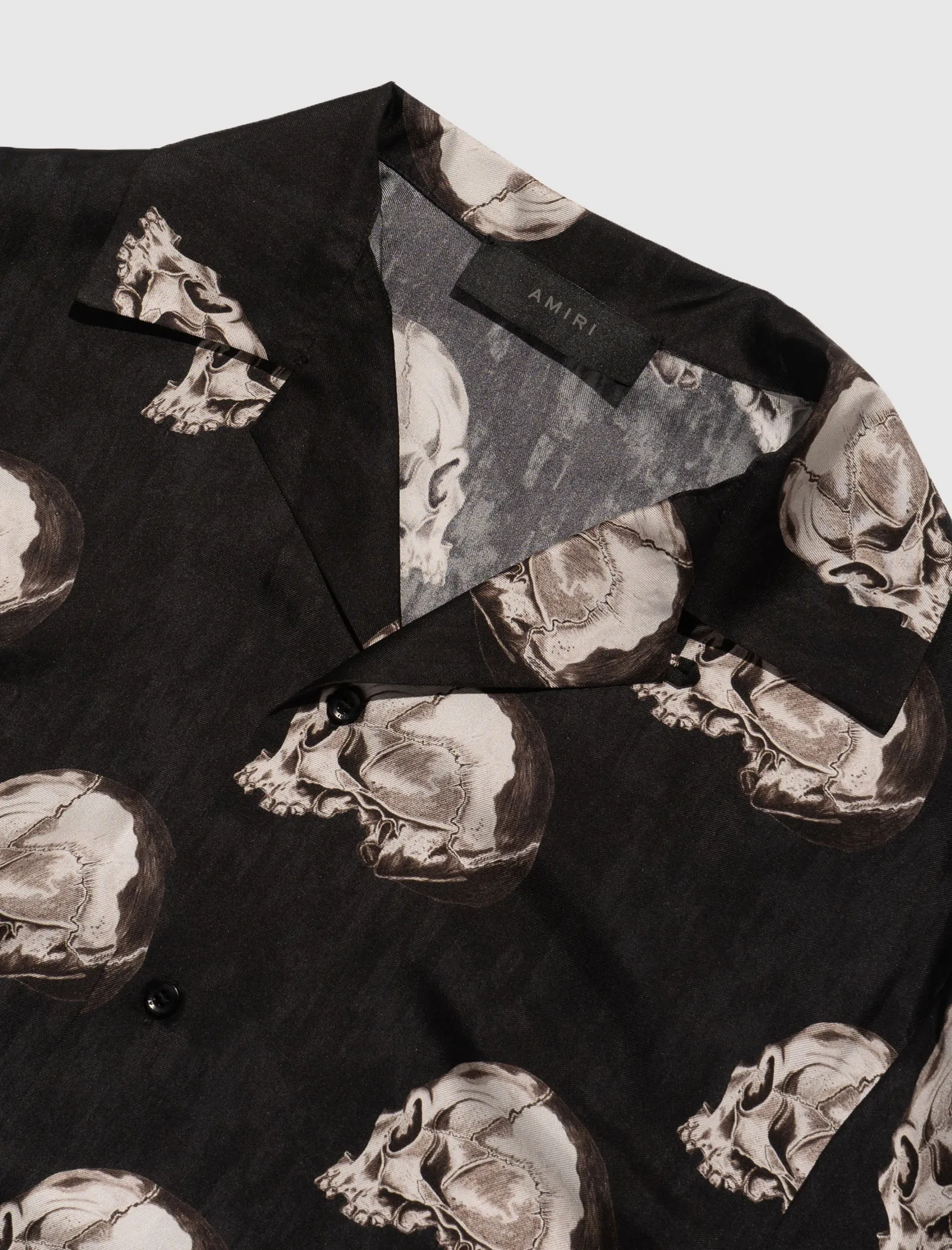 Wes Lang Skull Bowling Shirt Nestable Comfortable Gymming