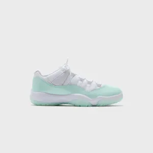 Slip Resistant Shoes With Mid Top Jordan Air Jordan 11 Retro Low - White / Igloo