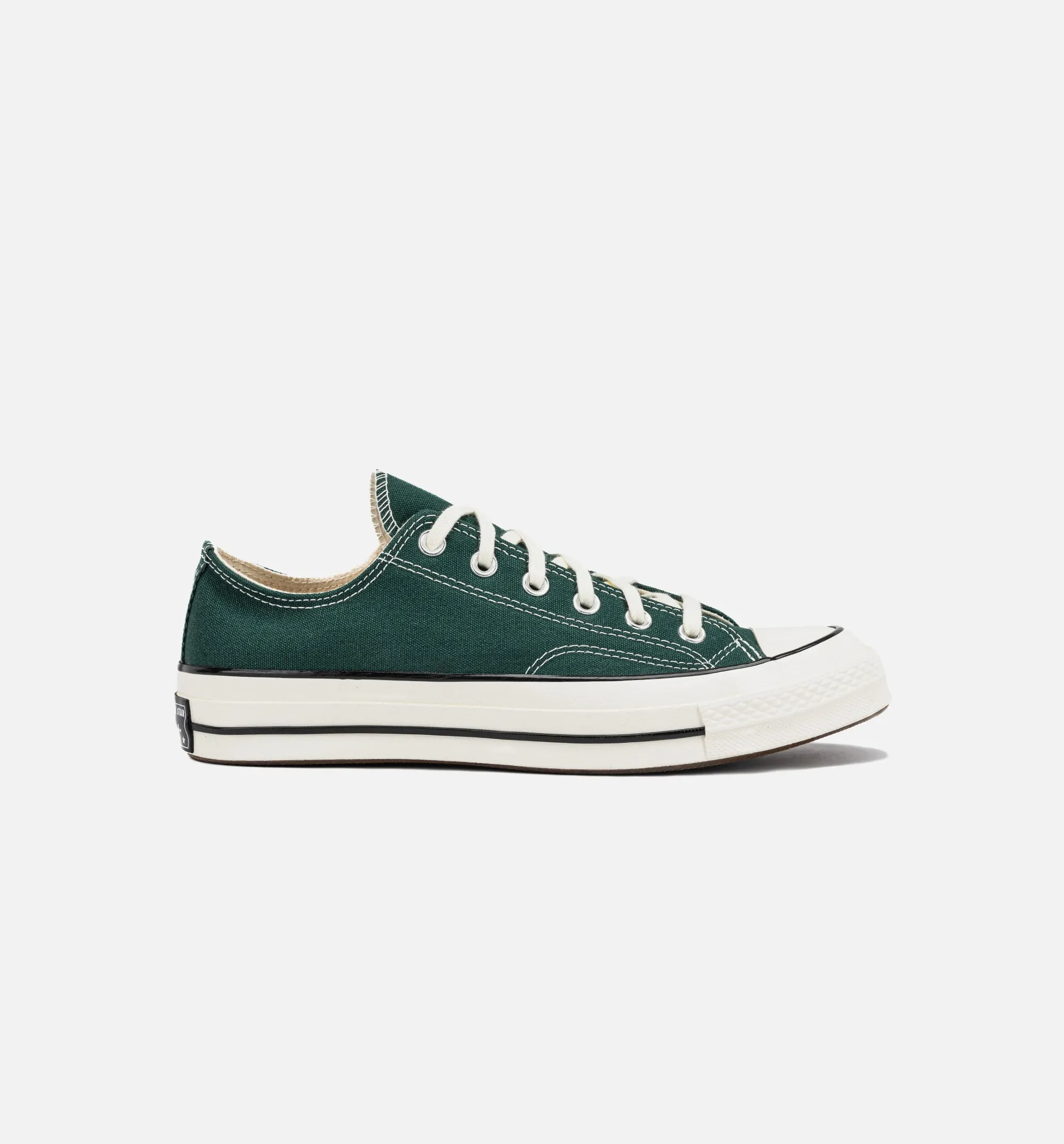 Footbed Heels AntiFriction Chuck 70 Ox Green Navy Mens Lifestyle Shoe - Green Envy/Egret/Black