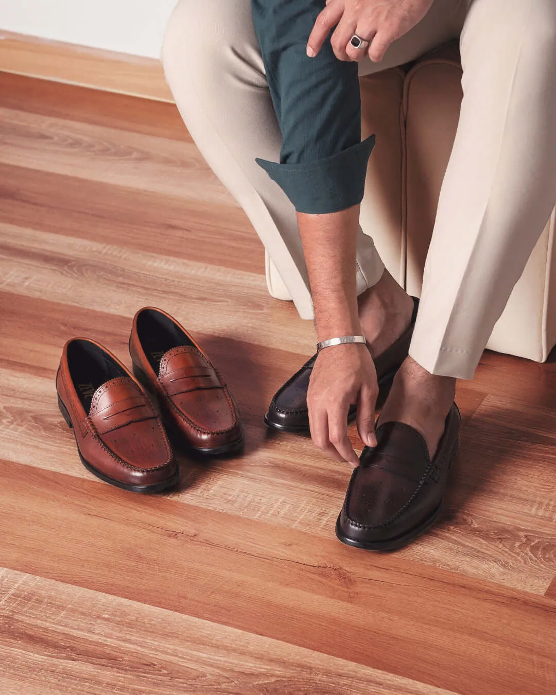 Brogue Penny Loafer - Coffee Comfortable Touring Bike Shoes Comfort After Sales Service Assessment