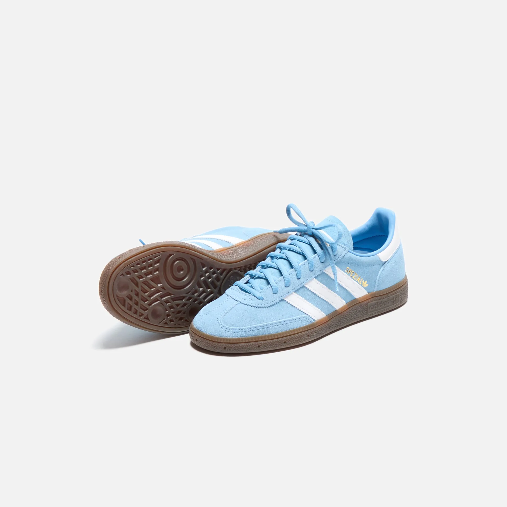 Adidas Handball Spezial - Light Blue / White / Gum Stretch Mesh Upper