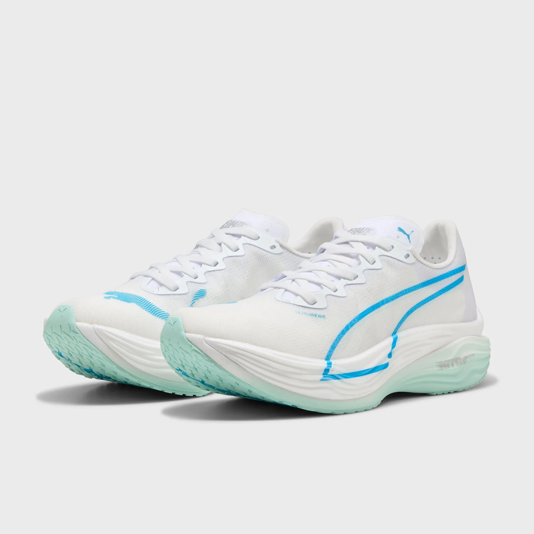Puma - Deviate Nitro Elite 3 - Women'S - White-Speed Blue Comfort Buying Replaceable