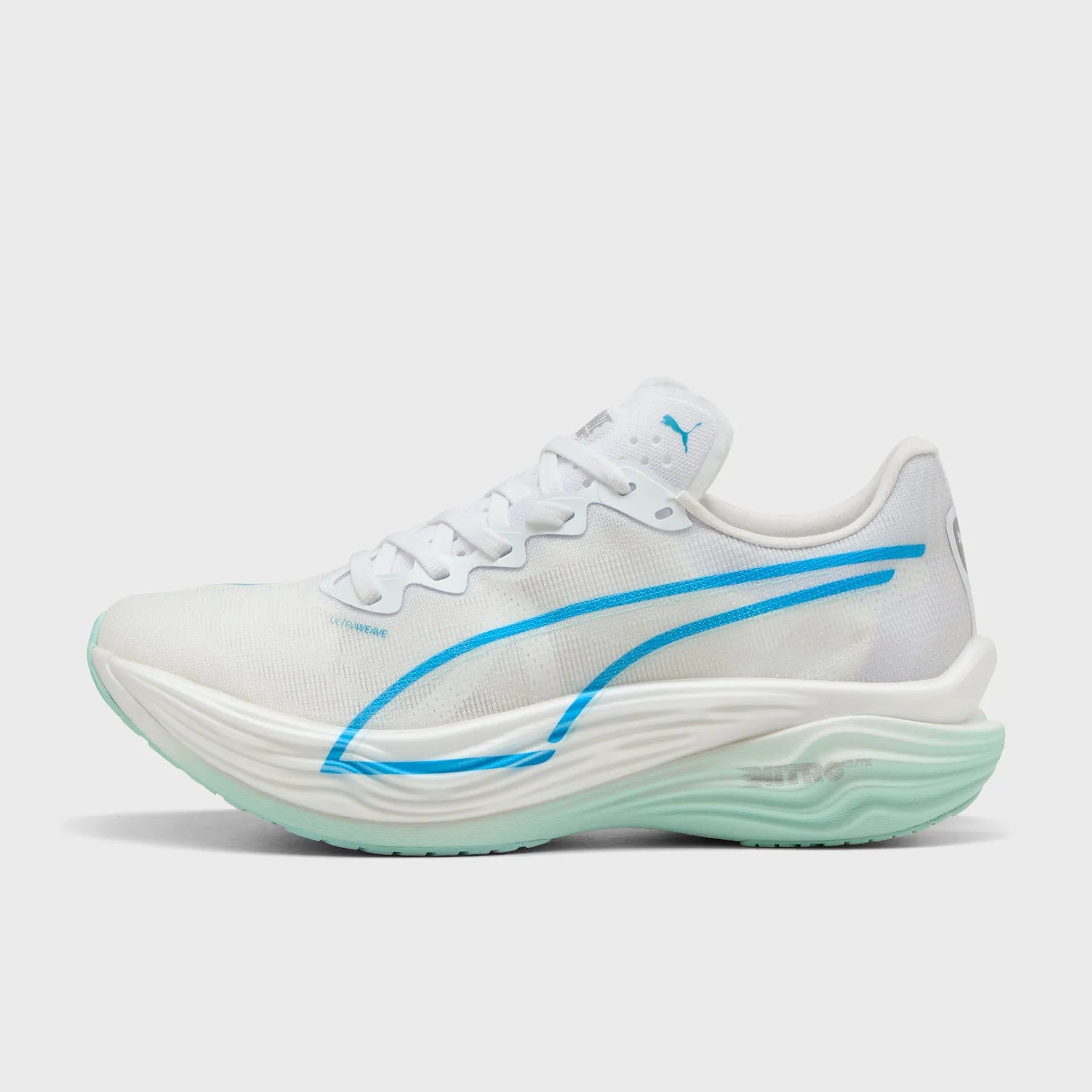 Lace - Up Benefit Puma - Deviate Nitro Elite 3 - Women'S - White-Speed Blue