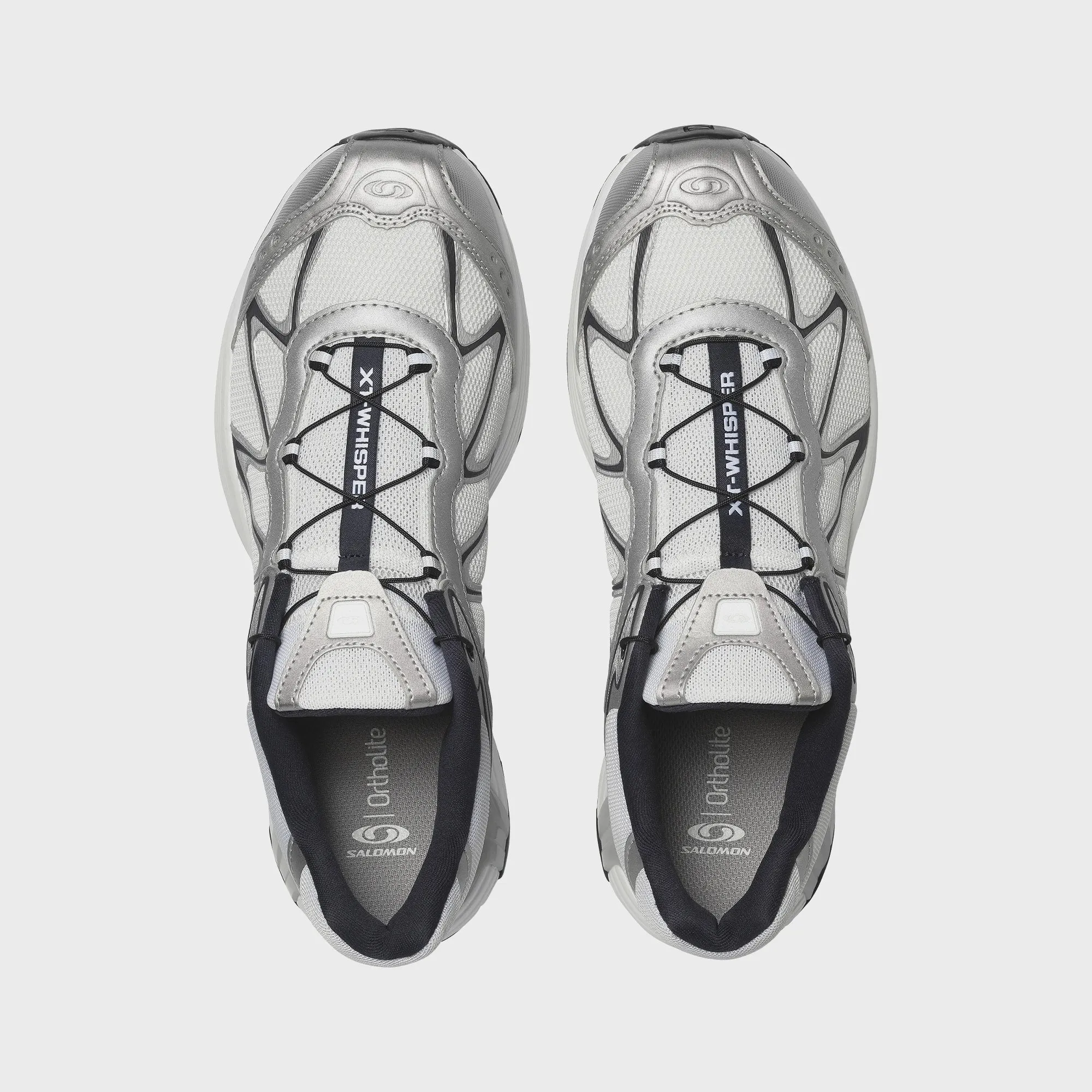 Salomon Xt-Whisper - White / Silver / Dark Navy Comfortable Volleyball Court Wading Shoes