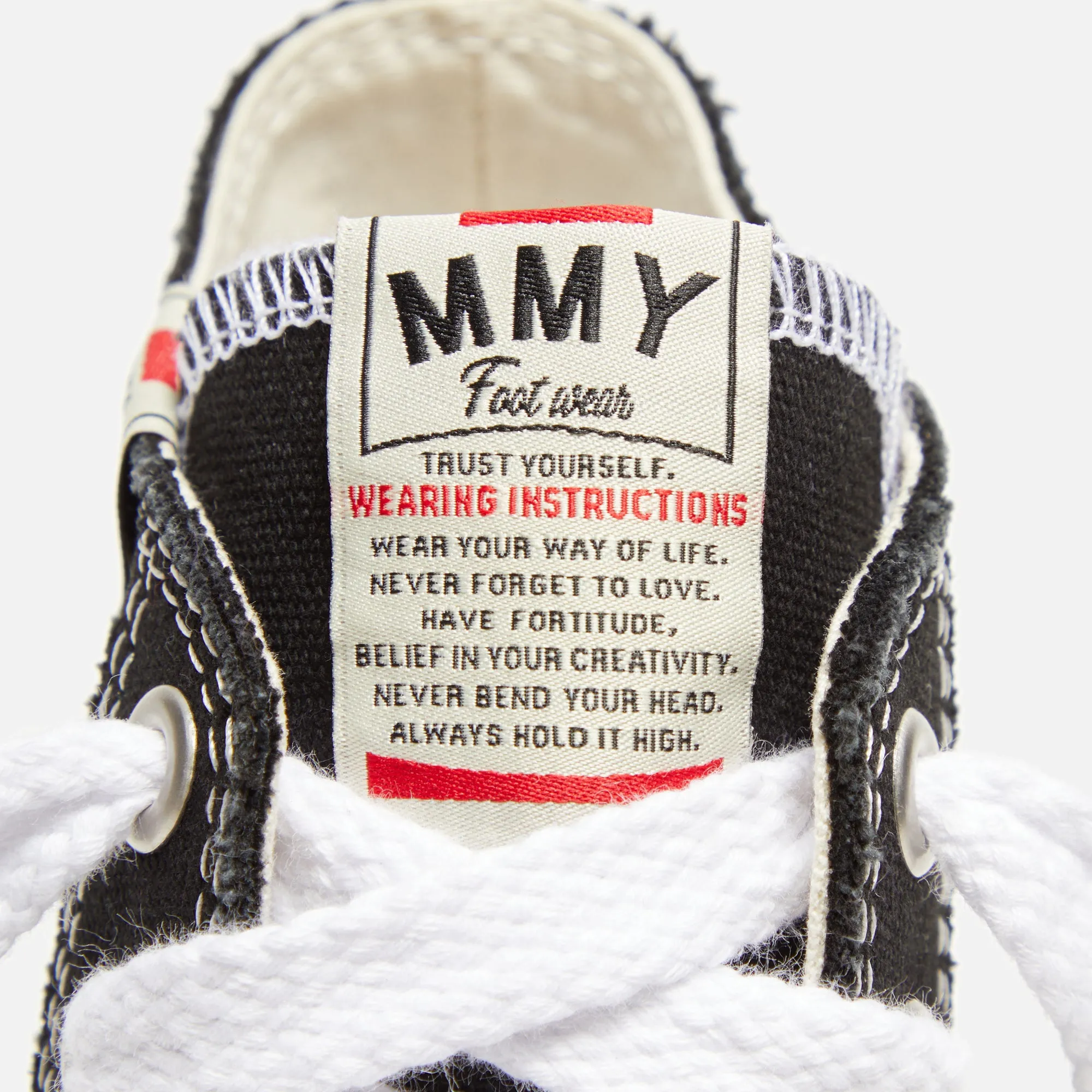 Power Every Step Fearlessly You Mihara Yasuhiro Hank High Og Sole - Black