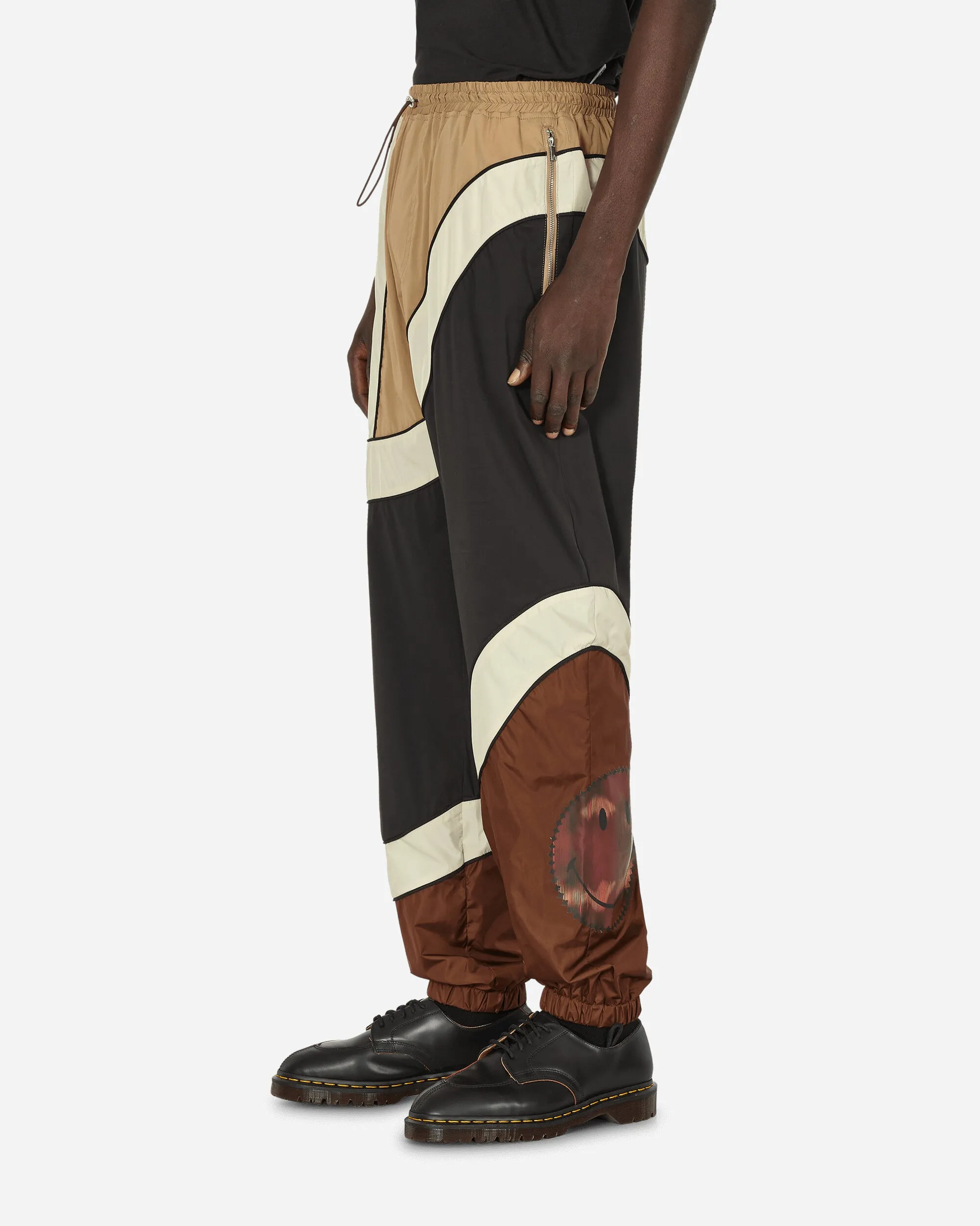 Smiley Abuja Track Pants Camel Narrow Sleeve Label-Free