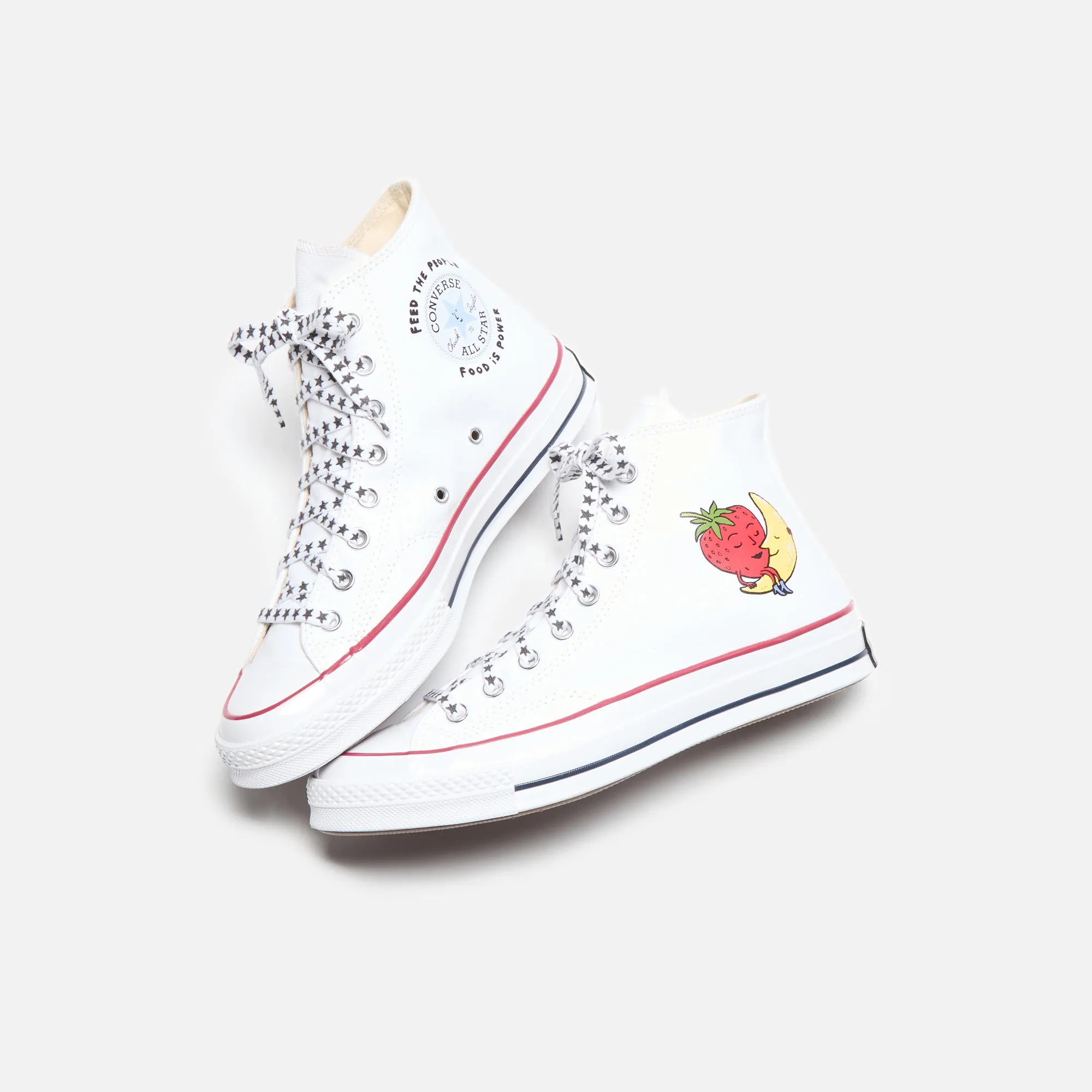 Adjustable Opening Gel Padding System Converse X Sky High Farm Workwear Chuck Taylor All Star '70 High - White