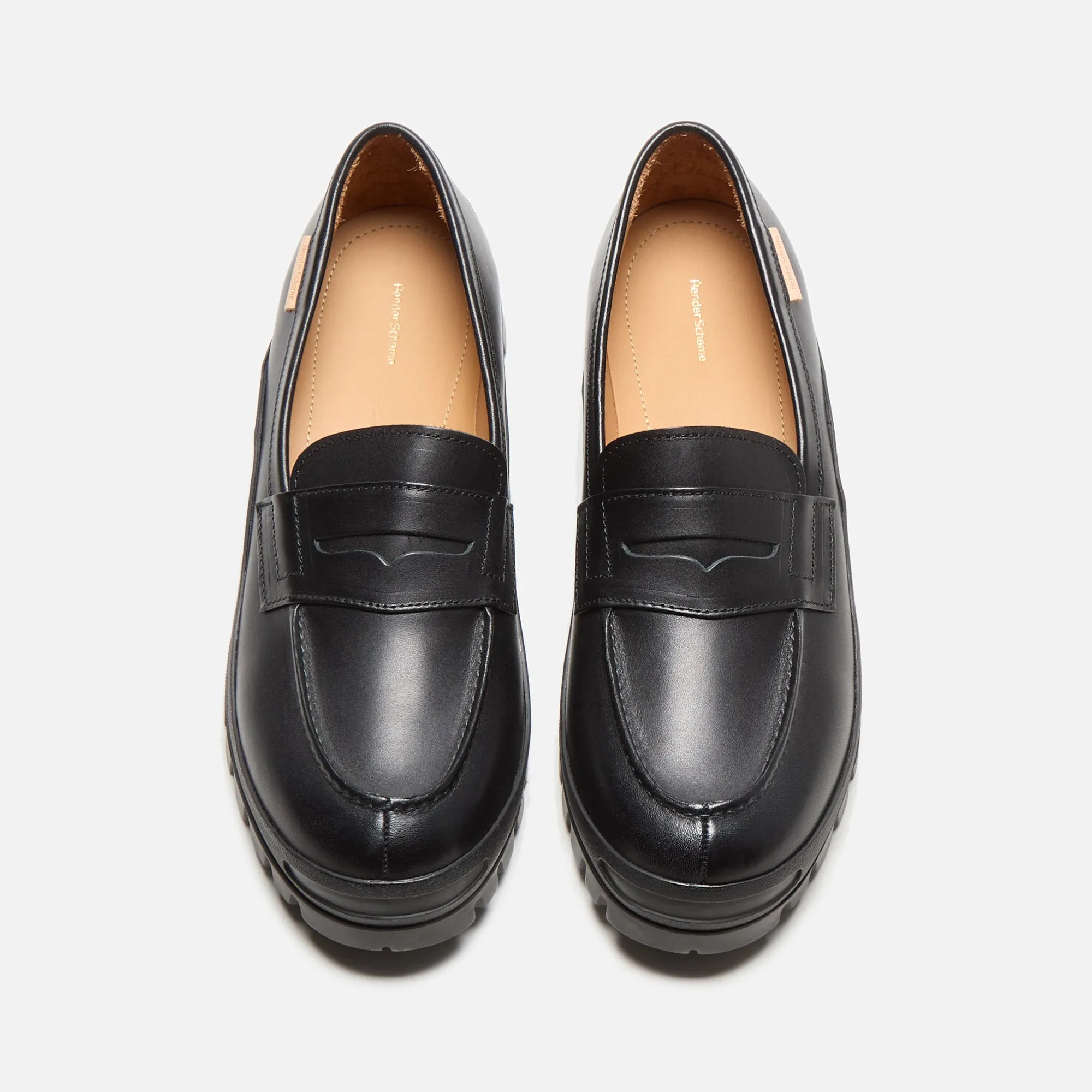 Breathable Socks Soft Straps Straps Hender Scheme Loafer #2146 - Black