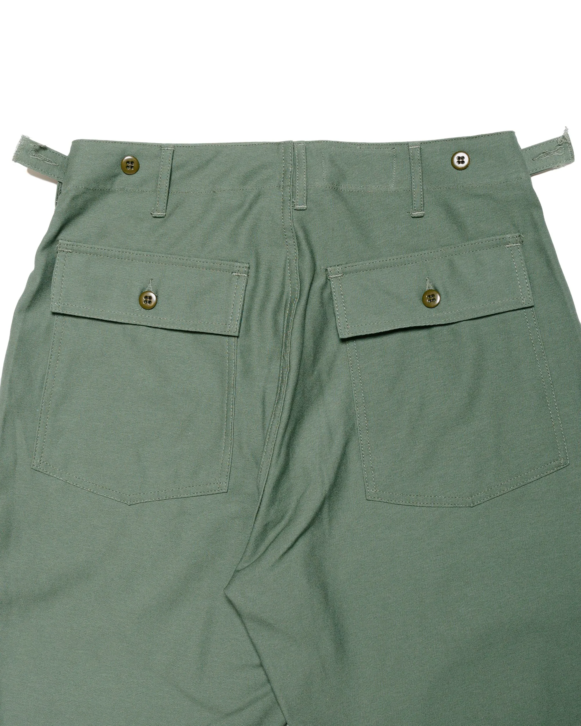 Anti - Blister Material Engineered Garments Workaday Fatigue Pant Olive Cotton Reverse Sateen