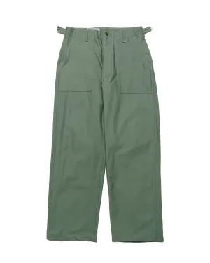 Trendsetting Upgrade Engineered Garments Workaday Fatigue Pant Olive Cotton Reverse Sateen