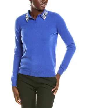 Pull en cachemire sofiacashmere à col orné