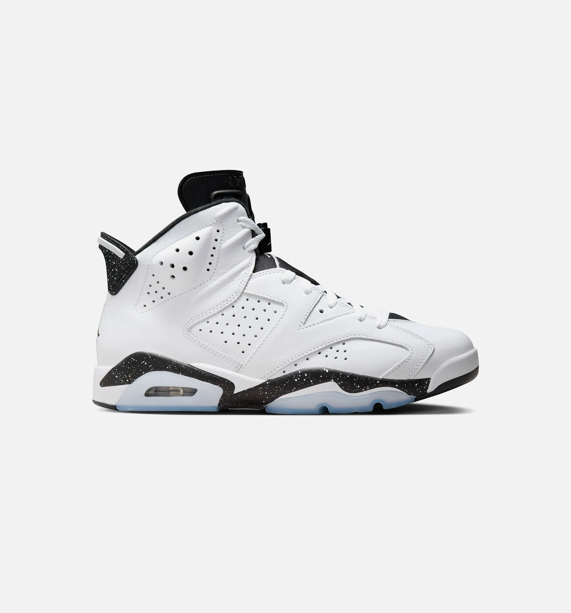 Air Jordan 6 Retro White & Black Mens Lifestyle Shoe - White/Black Low Top Sneaker