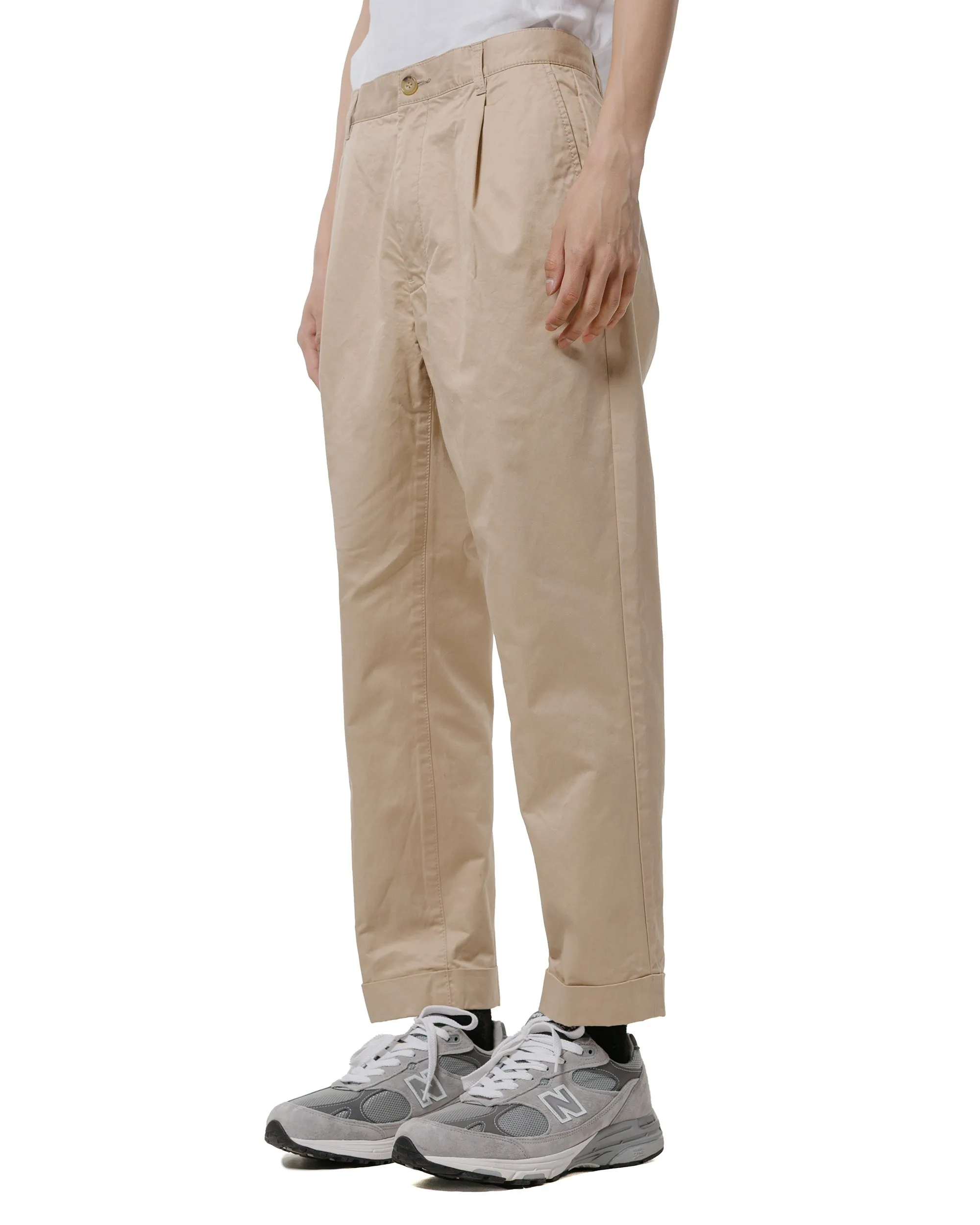 Odor-Resistant Design Beams Plus 1Pleat 80/3 Twill Beige