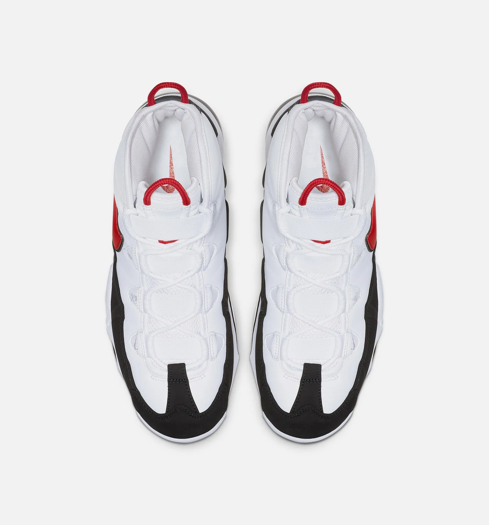 Air Max Uptempo '95 Mens Lifestyle Shoe - White/University Red/Black Supportive Heels