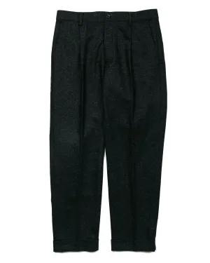 Beams Plus 1Pleat Wool Cashmere Charcoal Grey Comfortable Daring Comfortable Yak Worn Socks