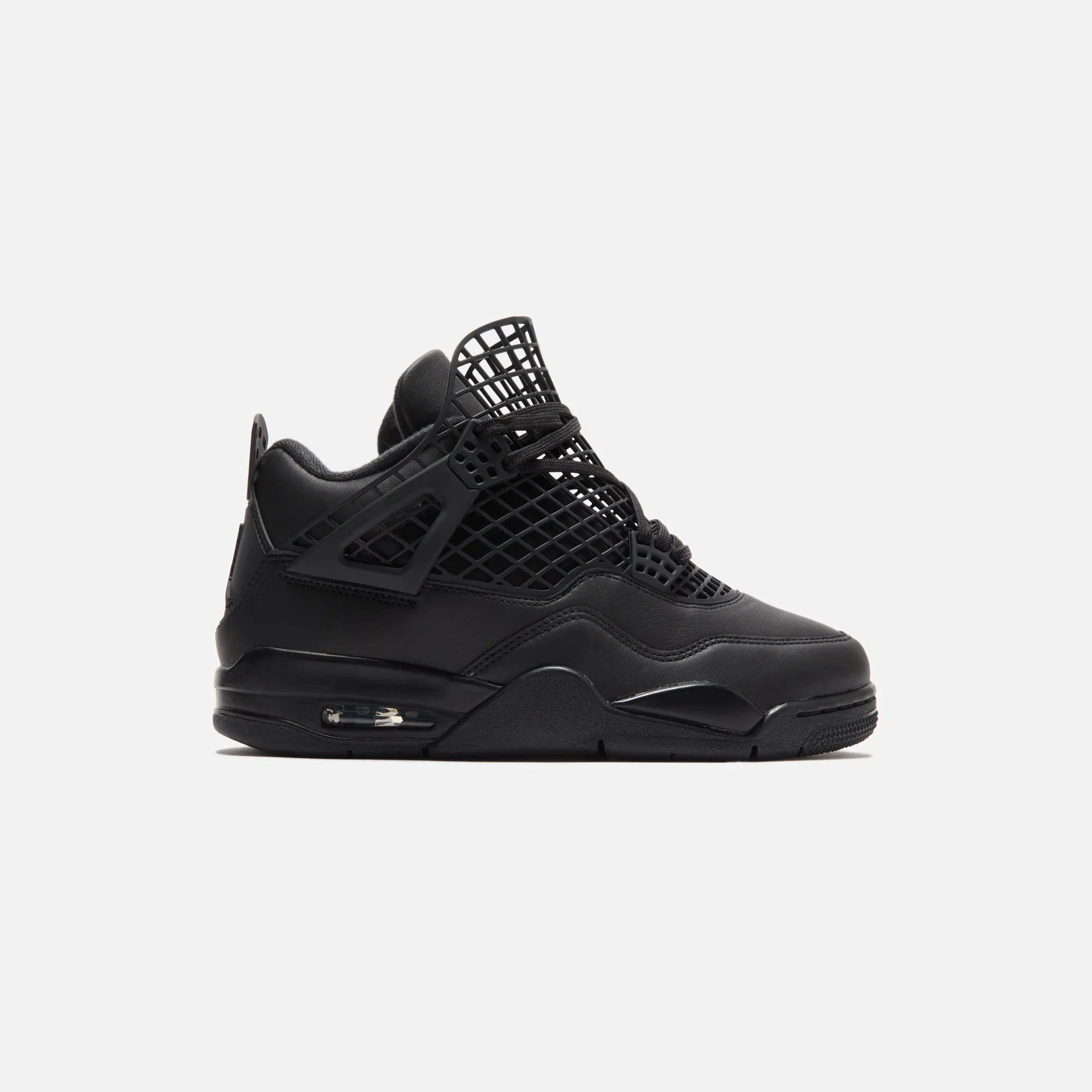 Extreme - Performance Comfortable Strapping System Build Nike Wmns Air Jordan 4 Net - Black / Metallic Silver