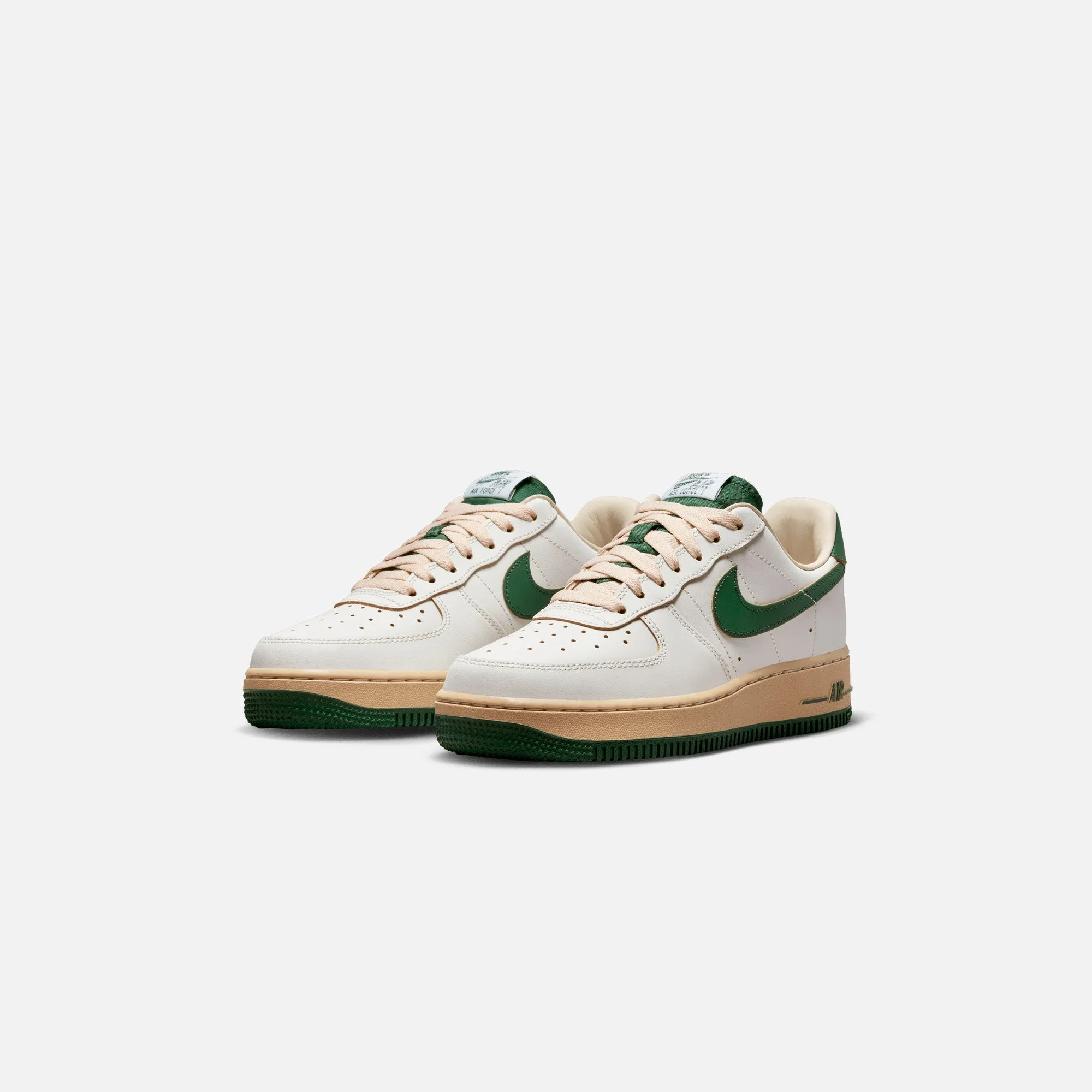 Nike Wmns Air Force 1 `07 Lv8 - Sail / Gorge Green / Sesame / Pearl White Traction Specification Performance Innovation