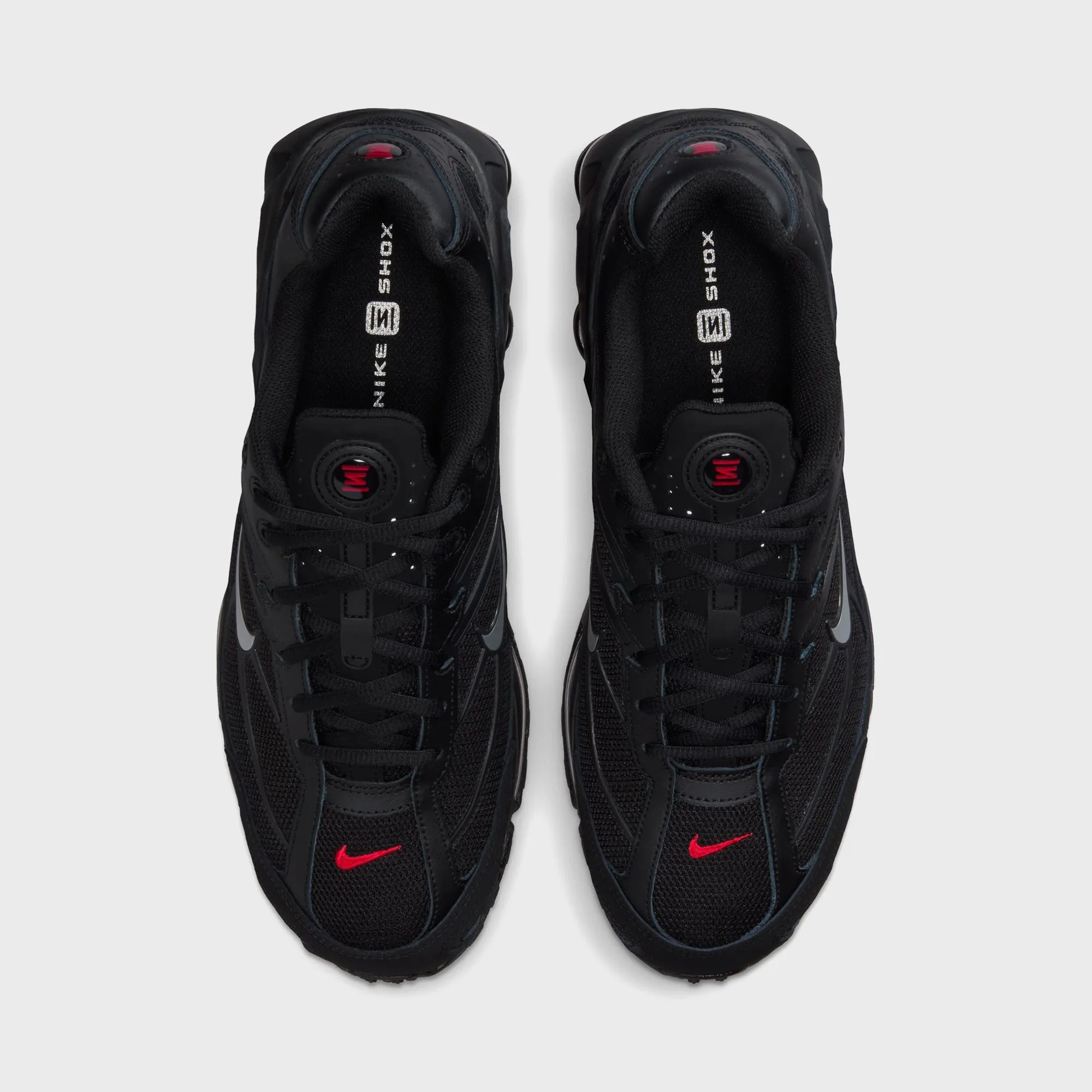 Nike Shox Ride 2 - Black / Metallic / Medium Ash / University Red Good Flexibility Soft Strapping Lining