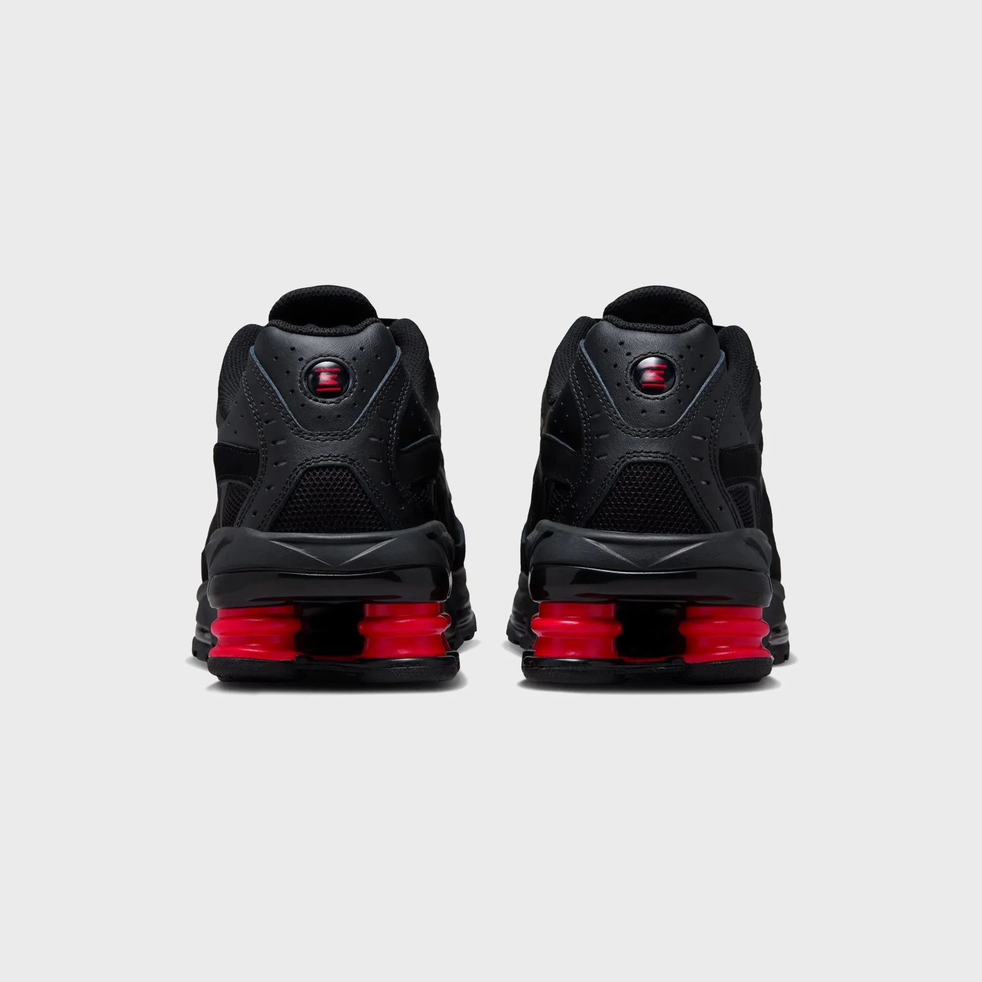 Machine-Washable Comfortable Synthetic Material Nike Shox Ride 2 - Black / Metallic / Medium Ash / University Red