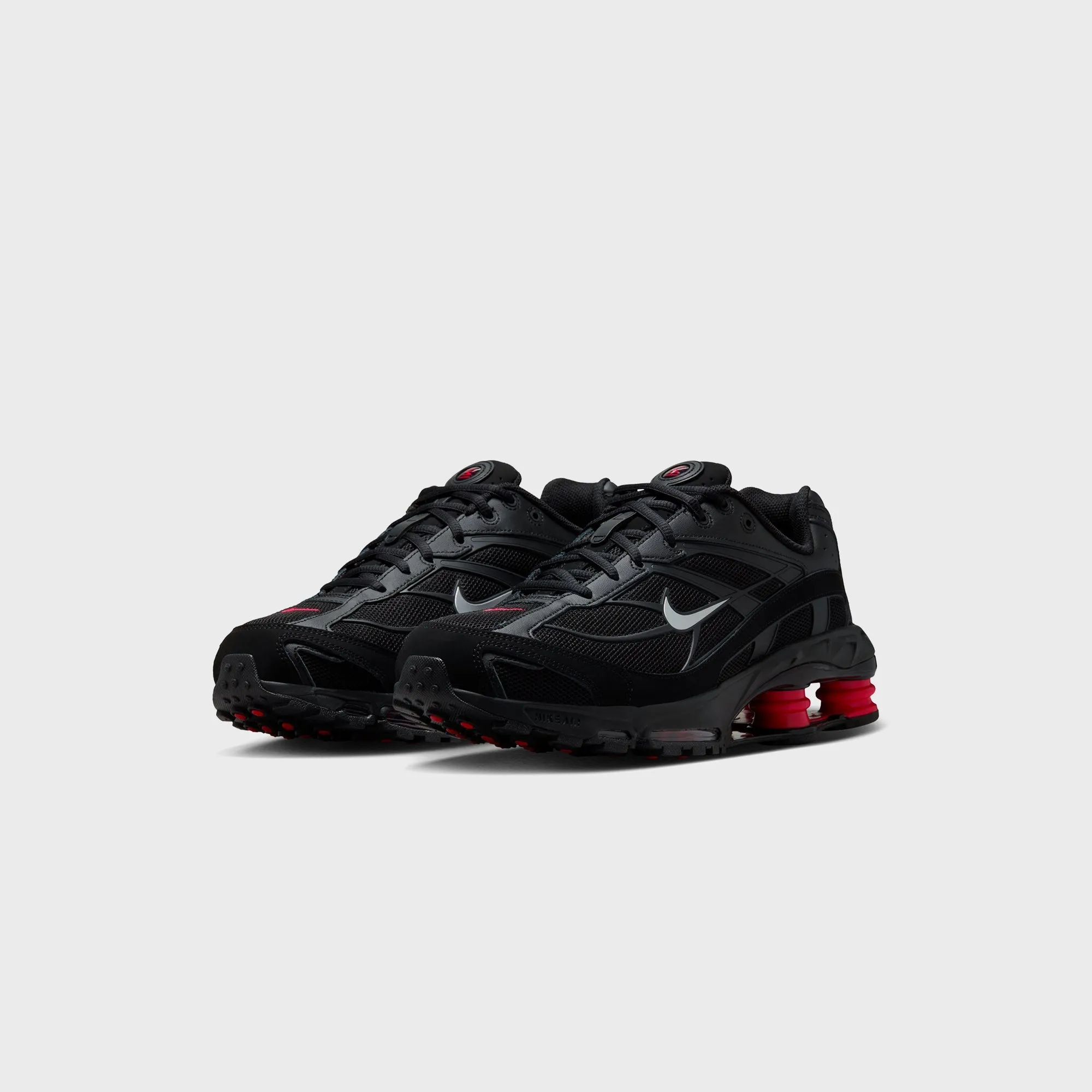 Ankle Support Features Comfortable Hand - Washable Padding Nike Shox Ride 2 - Black / Metallic / Medium Ash / University Red