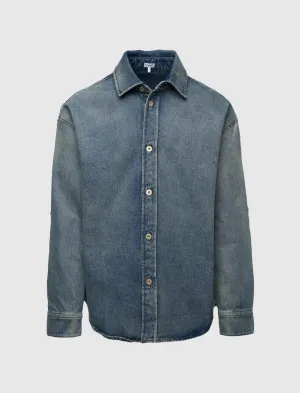 Stone Finish Anagram Overshirt
