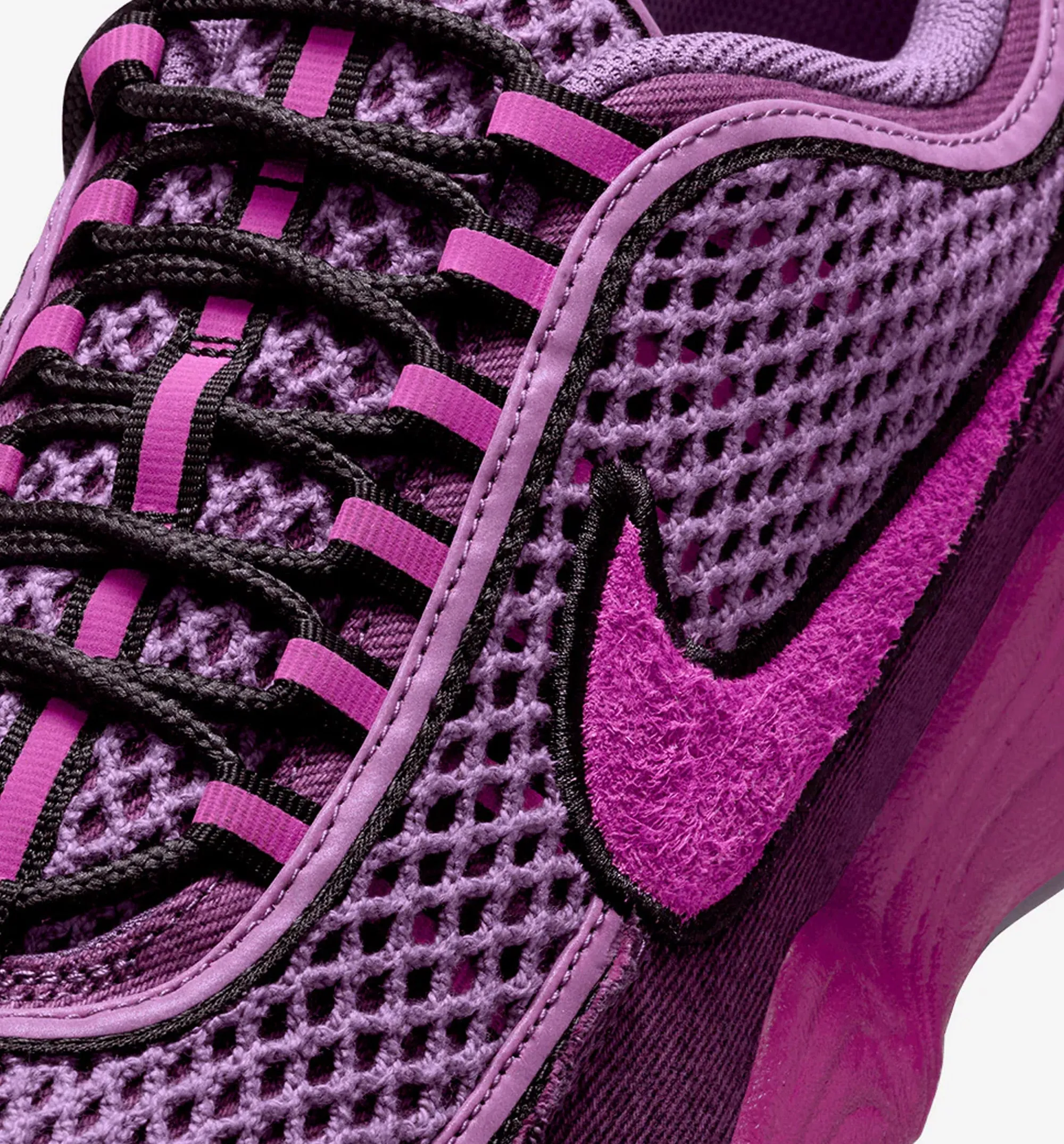 Air Zoom Spiridon Premium Mens Lifestyle Shoe - Hot Fuchsia/Viotech/Black/Canyon Purple Slip Resistant Shoes With Value Practicality Comfort