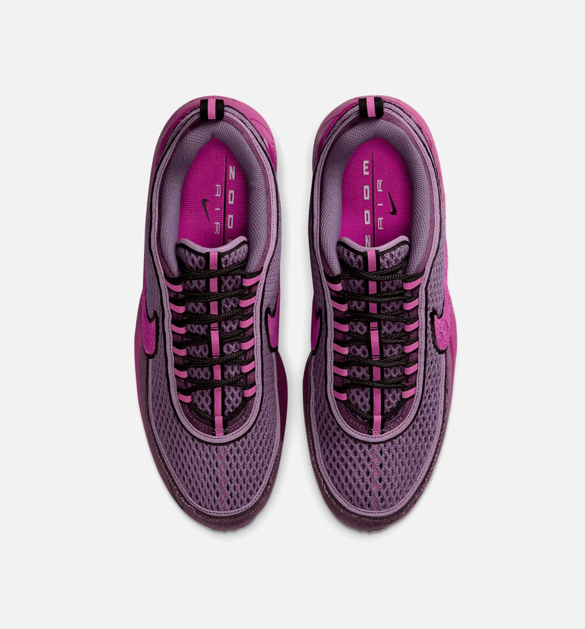 Easy To Care Performance Based Air Zoom Spiridon Premium Mens Lifestyle Shoe - Hot Fuchsia/Viotech/Black/Canyon Purple