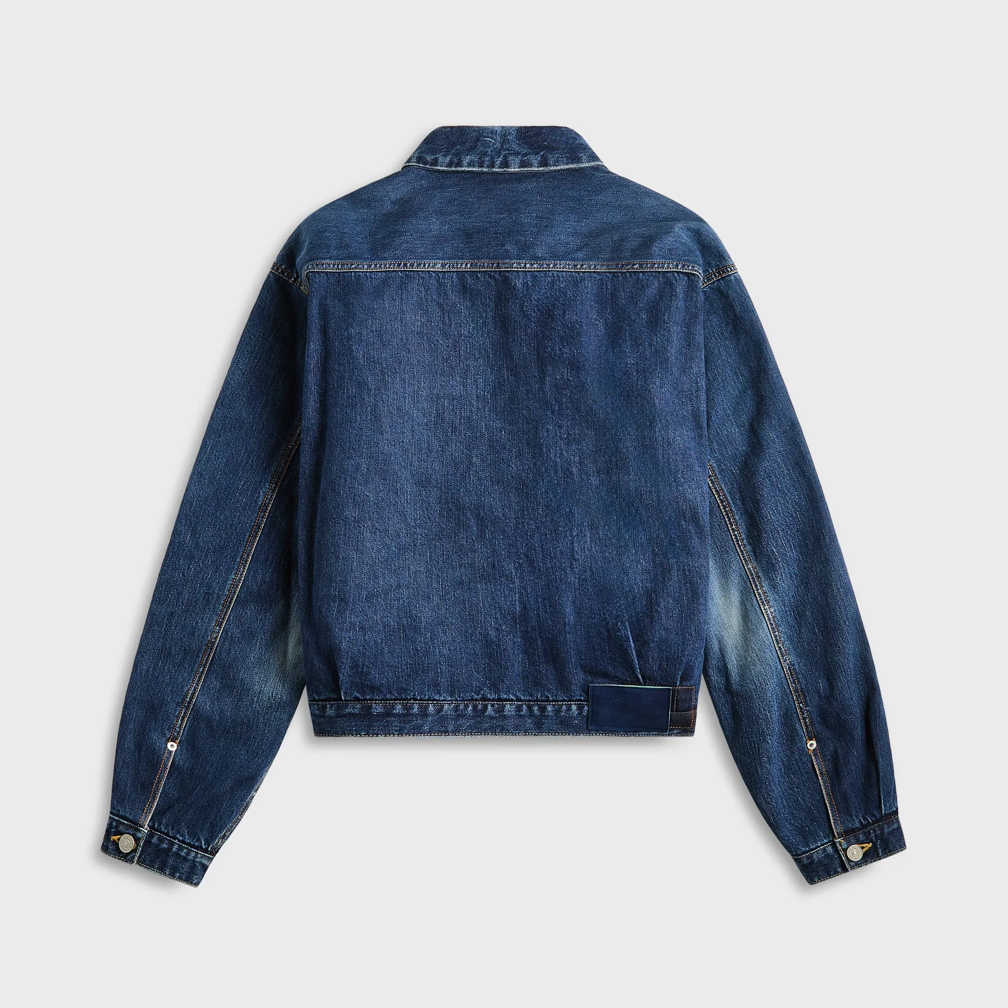 Visvim Ss 101X Jacket Damaged Check - Beige / Indigo Seam - Free