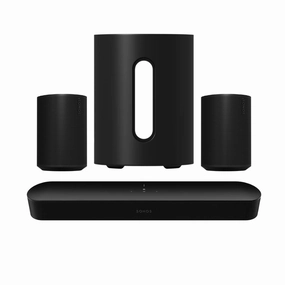 Sonos Beam 5.1.2 Dolby Atmos Package hi-fi analog preamp,hi-fi dynamic range audio,hi-fi stereo for TV