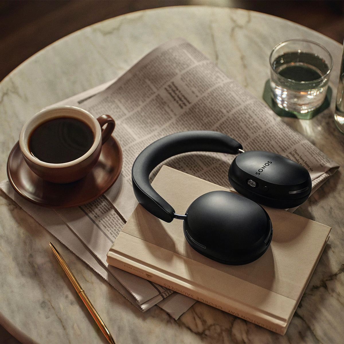 Sonos Personal Entertainment Set with Ace Wireless Noise Canceling Headphones and Beam Smart Sound Bar (Black)