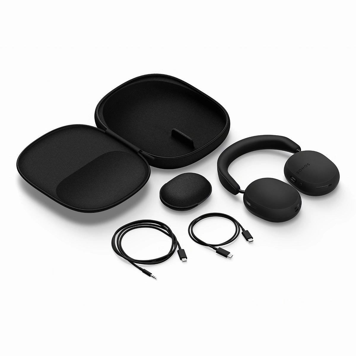 Sonos Personal Entertainment Set with Ace Wireless Noise Canceling Headphones and Beam Smart Sound Bar (Black)