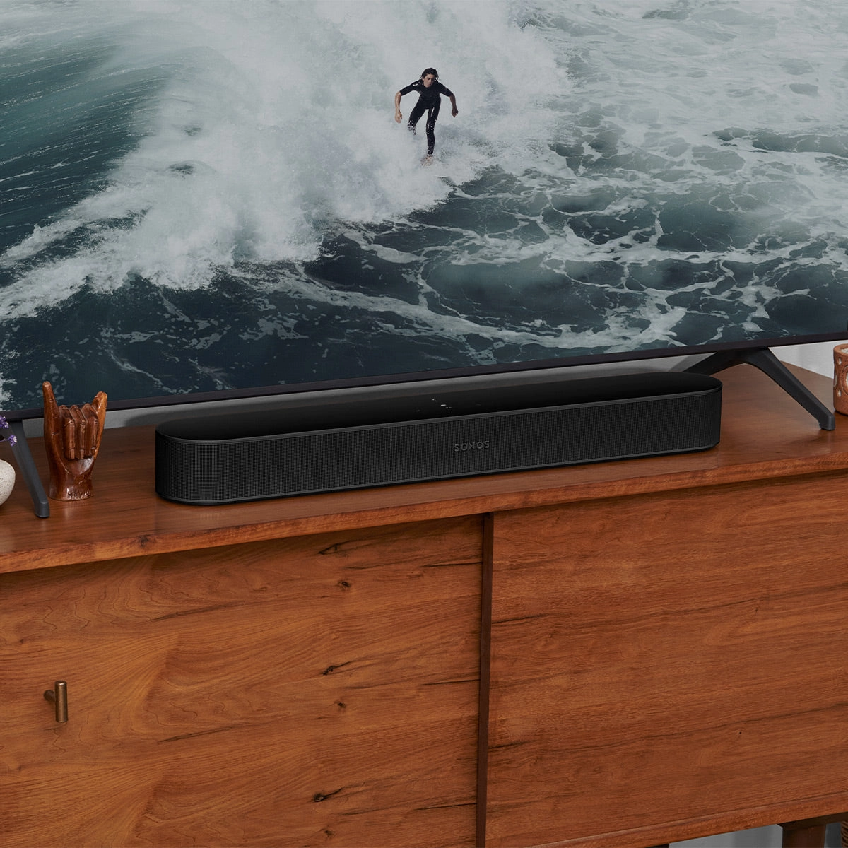 Sonos Personal Entertainment Set with Ace Wireless Noise Canceling Headphones and Beam Smart Sound Bar (Black)
