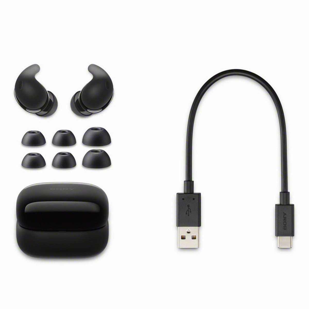 Sony Linkbuds Fit Truly Wireless Noise Cancelling Earbuds (Black)