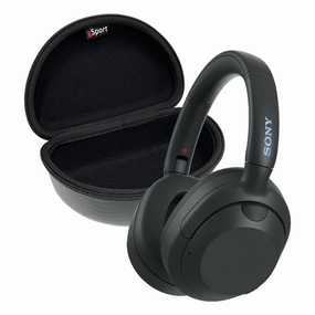 Sony ULT WEAR Noise Canceling Wireless Headphone Bundle with gSport Case (Black) hi-fi unbalanced input,hi-fi signal purity,hi-fi acoustic panel