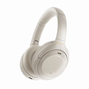 Sony WH-1000XM4 Wireless Noise Cancelling Over-Ear Headphones (Silver) hi-fi audio receiver with HDMI,hi-fi speaker terminal,hi-fi home hi-res audio