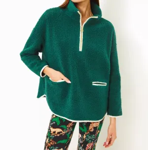 Soreen Sherpa Popover en Vert Villa